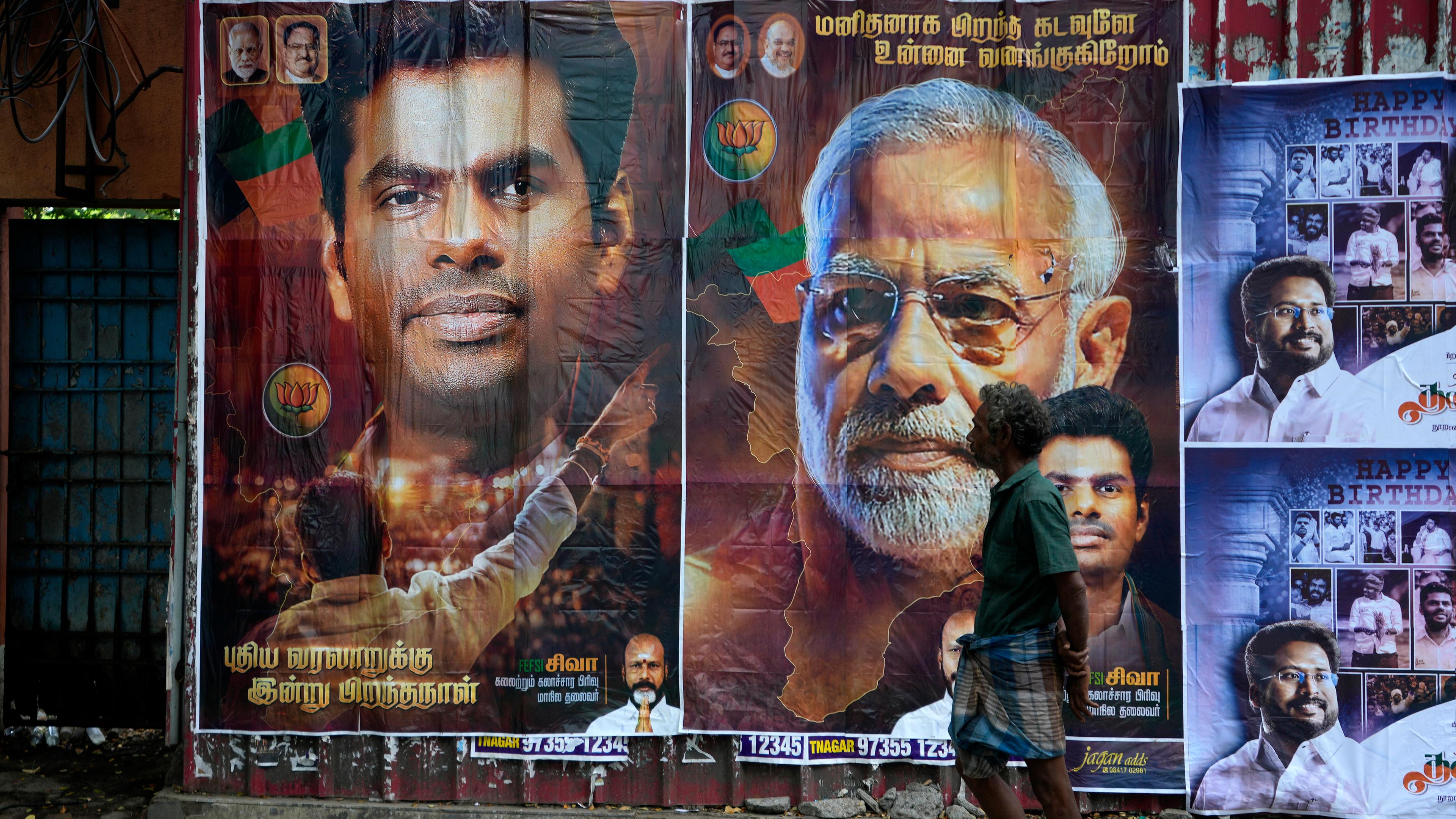 Wahlen in Indien: Modis Partei vorn