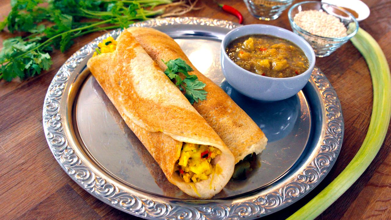 Masala Dosa Indische Pfannkuchen Zdfmediathek