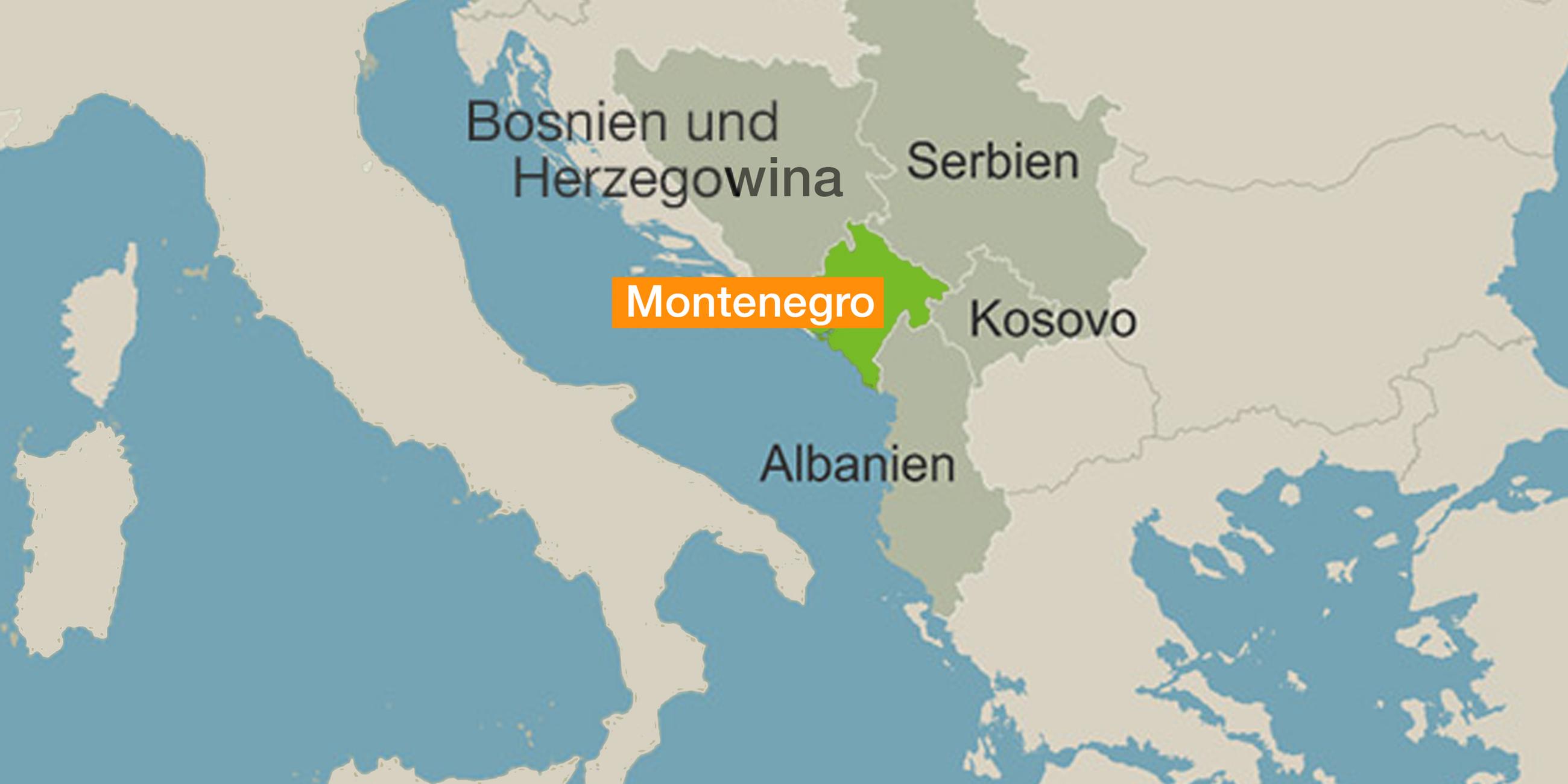 Karte Montenegro