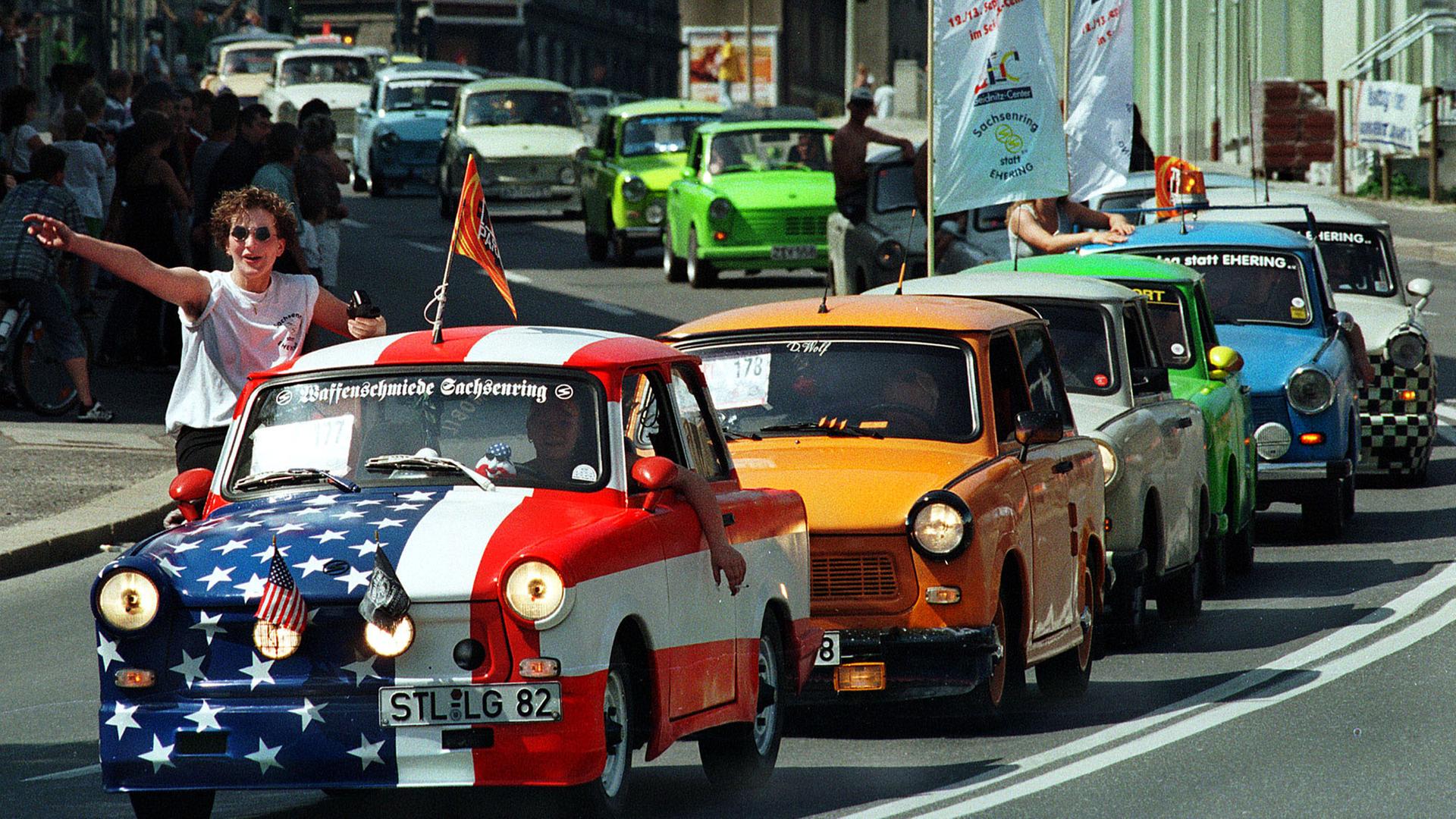 "DDR mobil - Trabi, Wartburg und Ostrennwagen": Kultauto "Trabi".