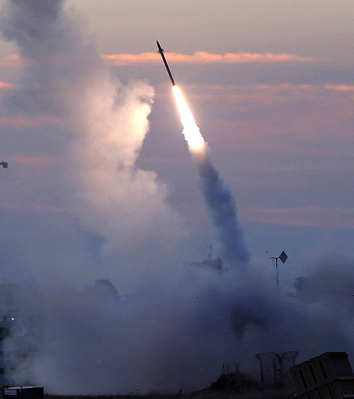 Iron Dome, israelisches mobiles Raketenabwehrsystem 