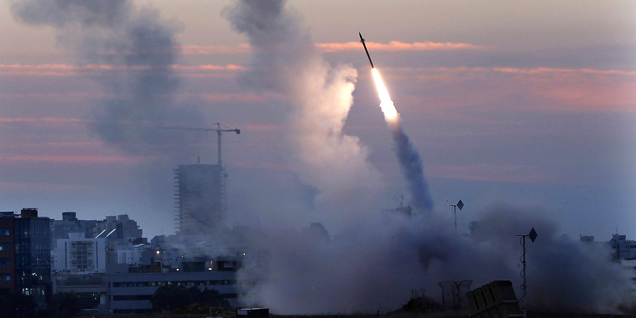 Iron Dome, israelisches mobiles Raketenabwehrsystem 