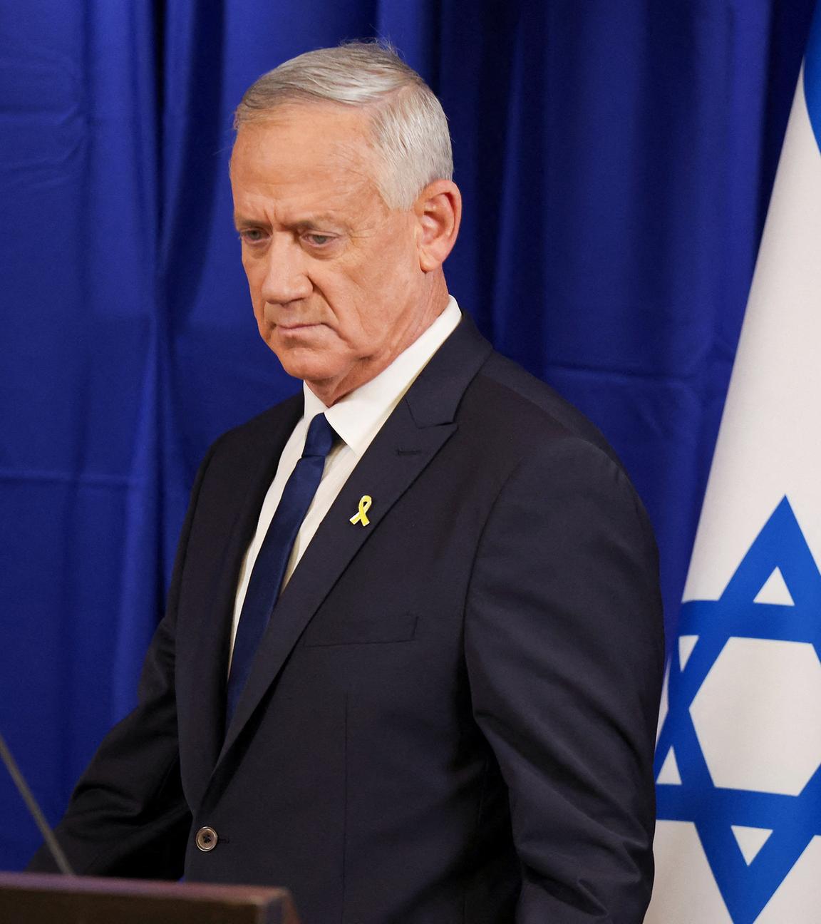 Israelischer Minister Benny Gantz 