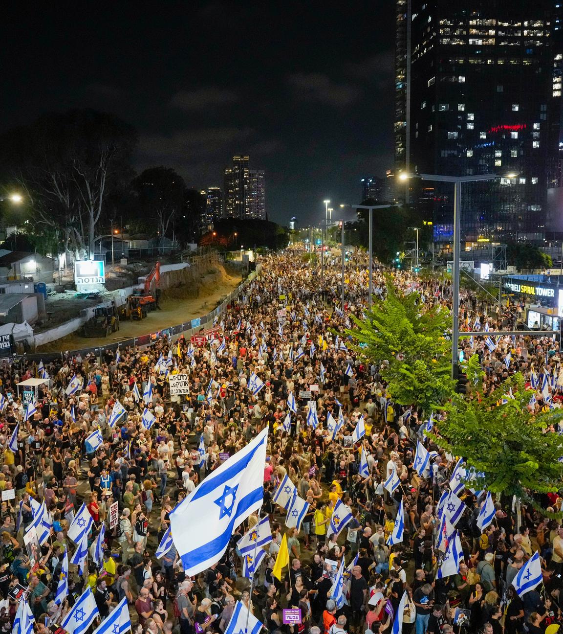 Proteste für Waffenruhe in Gaza auf den Straßen Israels