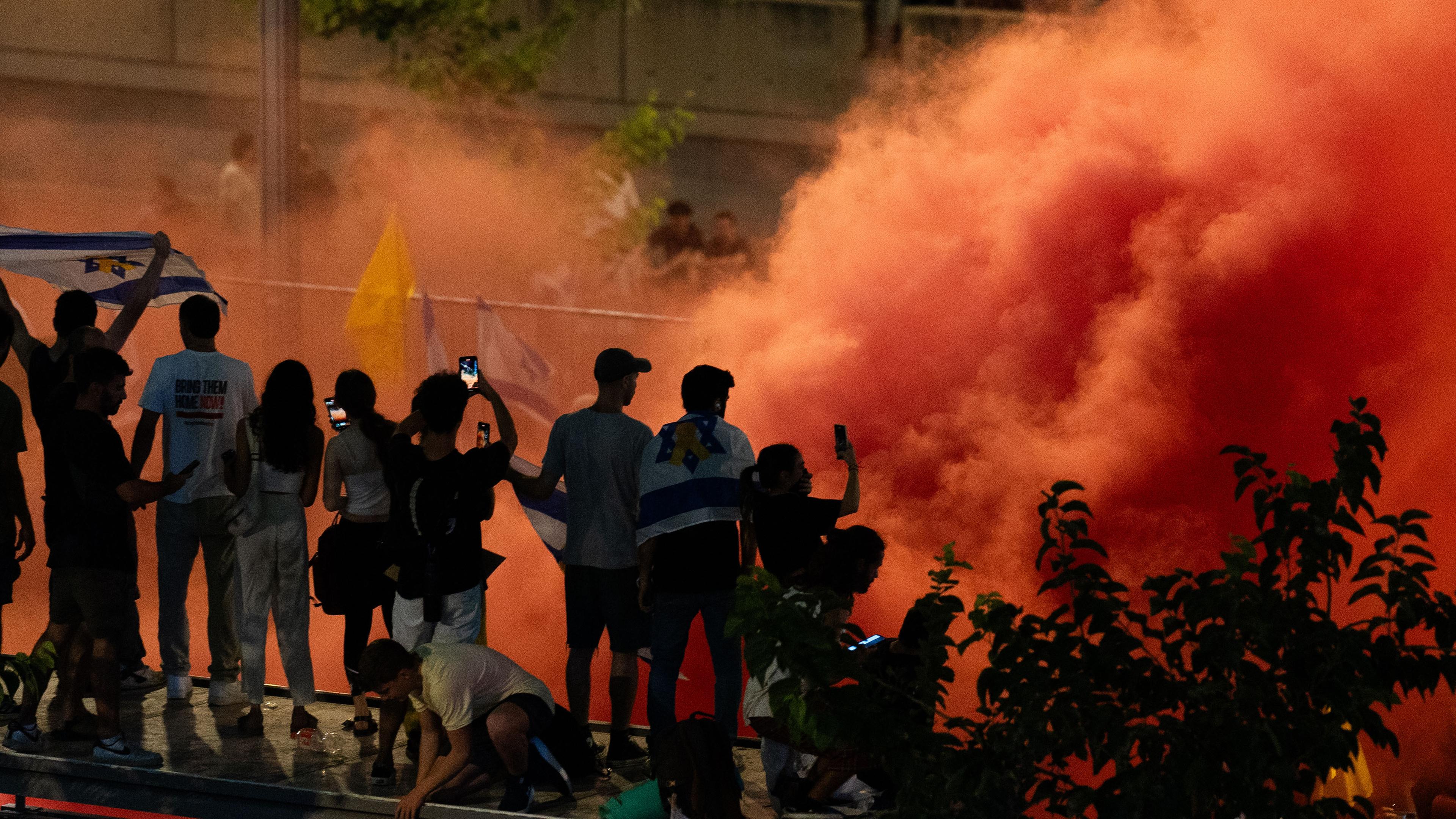 Nahostkonflikt - Protest in Tel Aviv