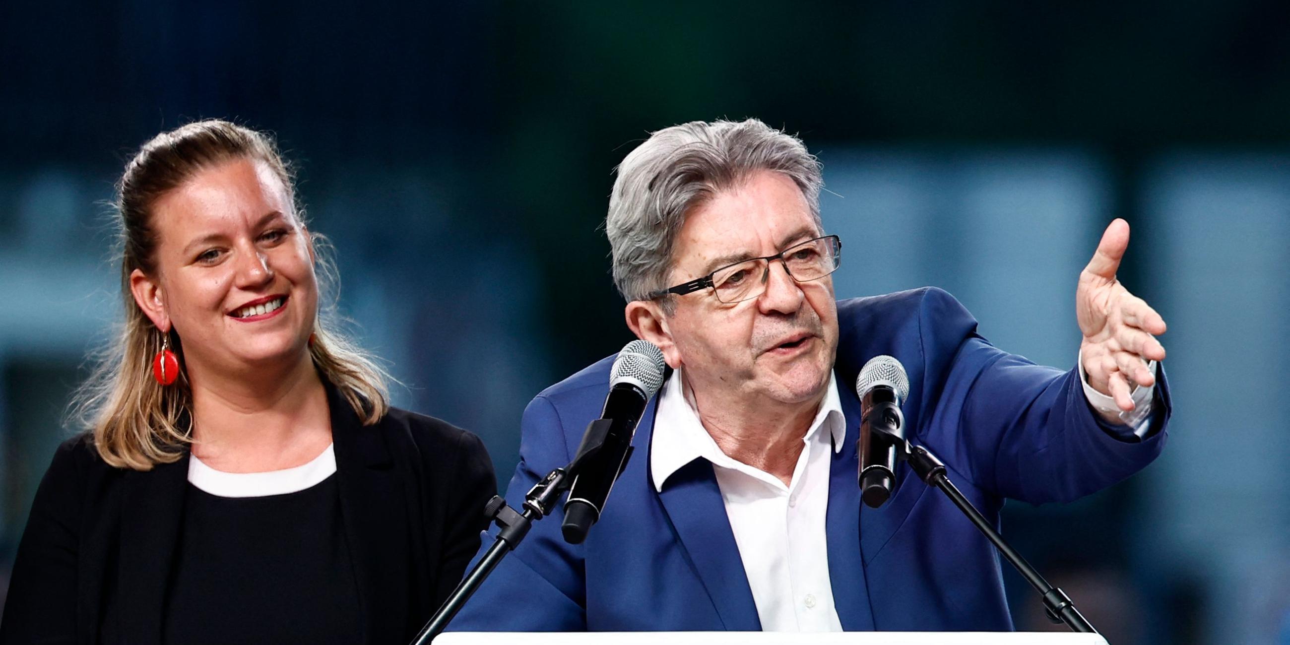 Jean-Luc Mélenchon der linken Partei France Insoumise
