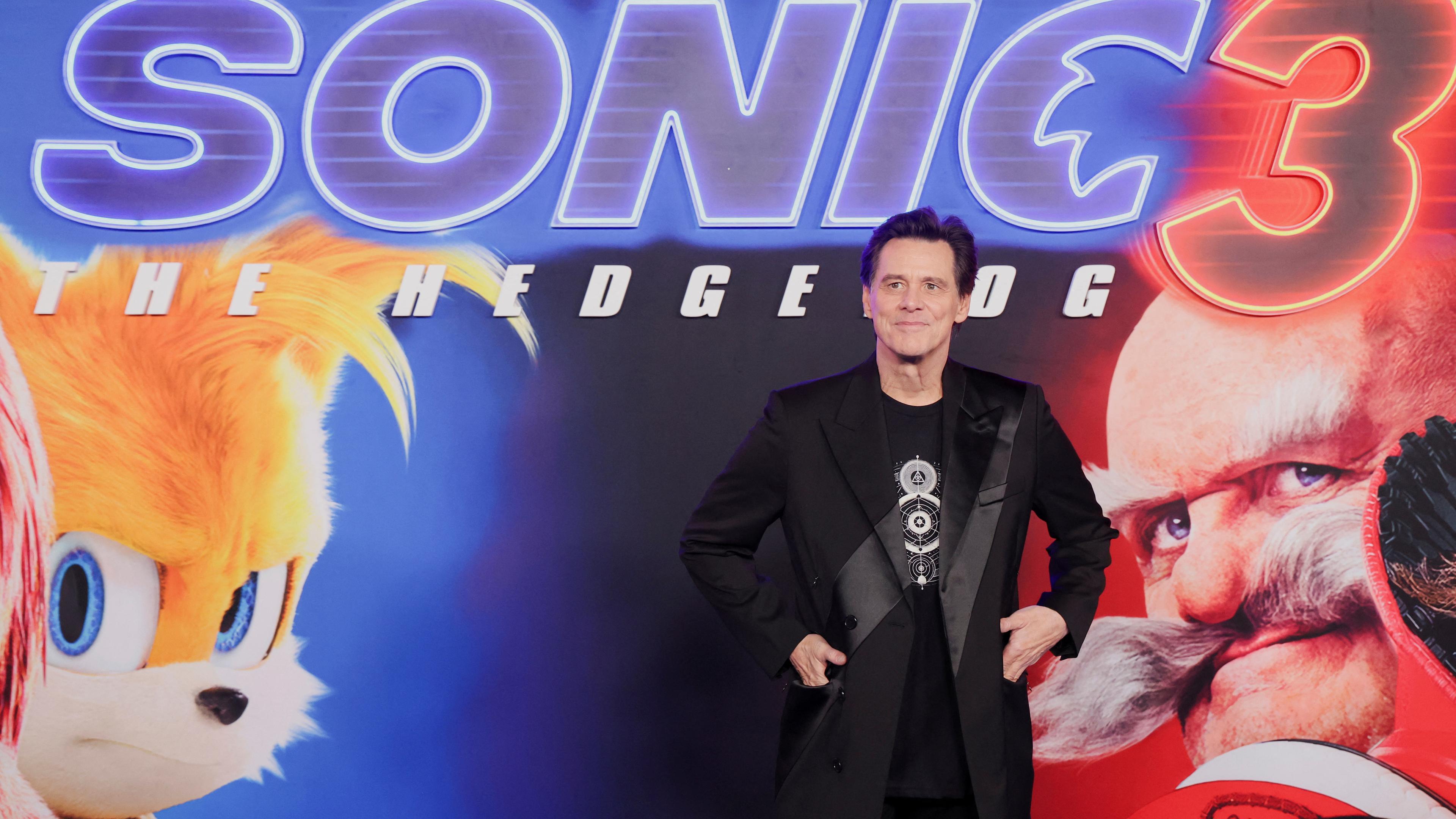 Jim Carrey bei "Sonic 3"-Premiere