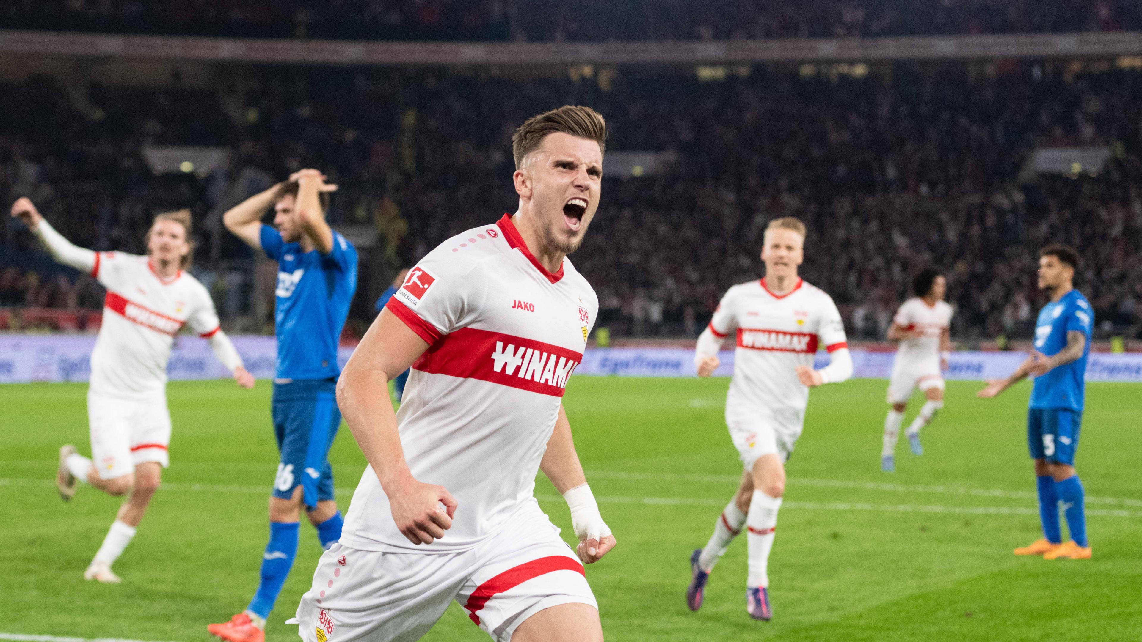 Tor zum 1:1 durch Ermedin Demirovic (VfB Stuttgart).