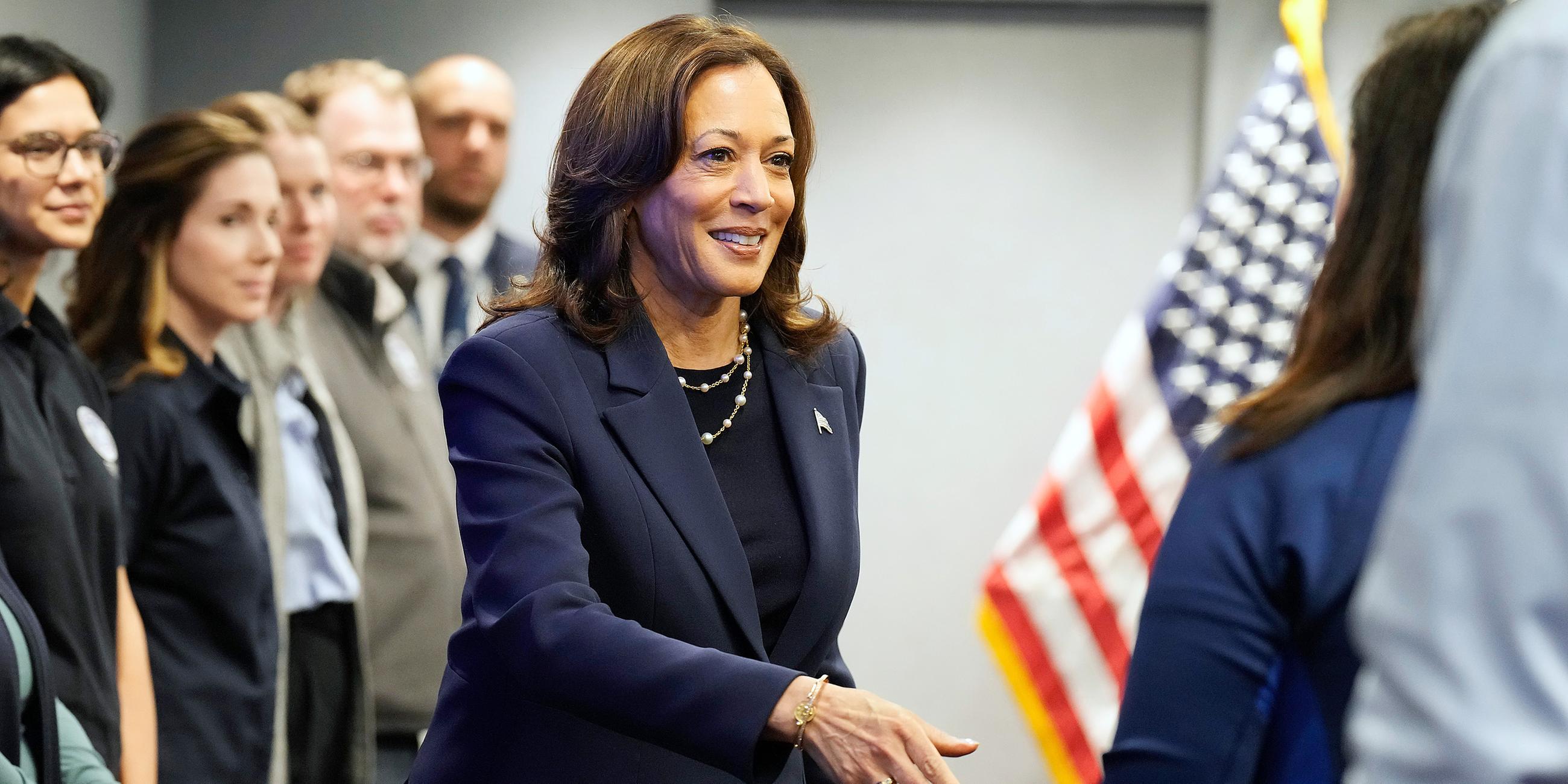 US-Vizepräsidentin Kamala Harris am 30.09.2024 in Washington