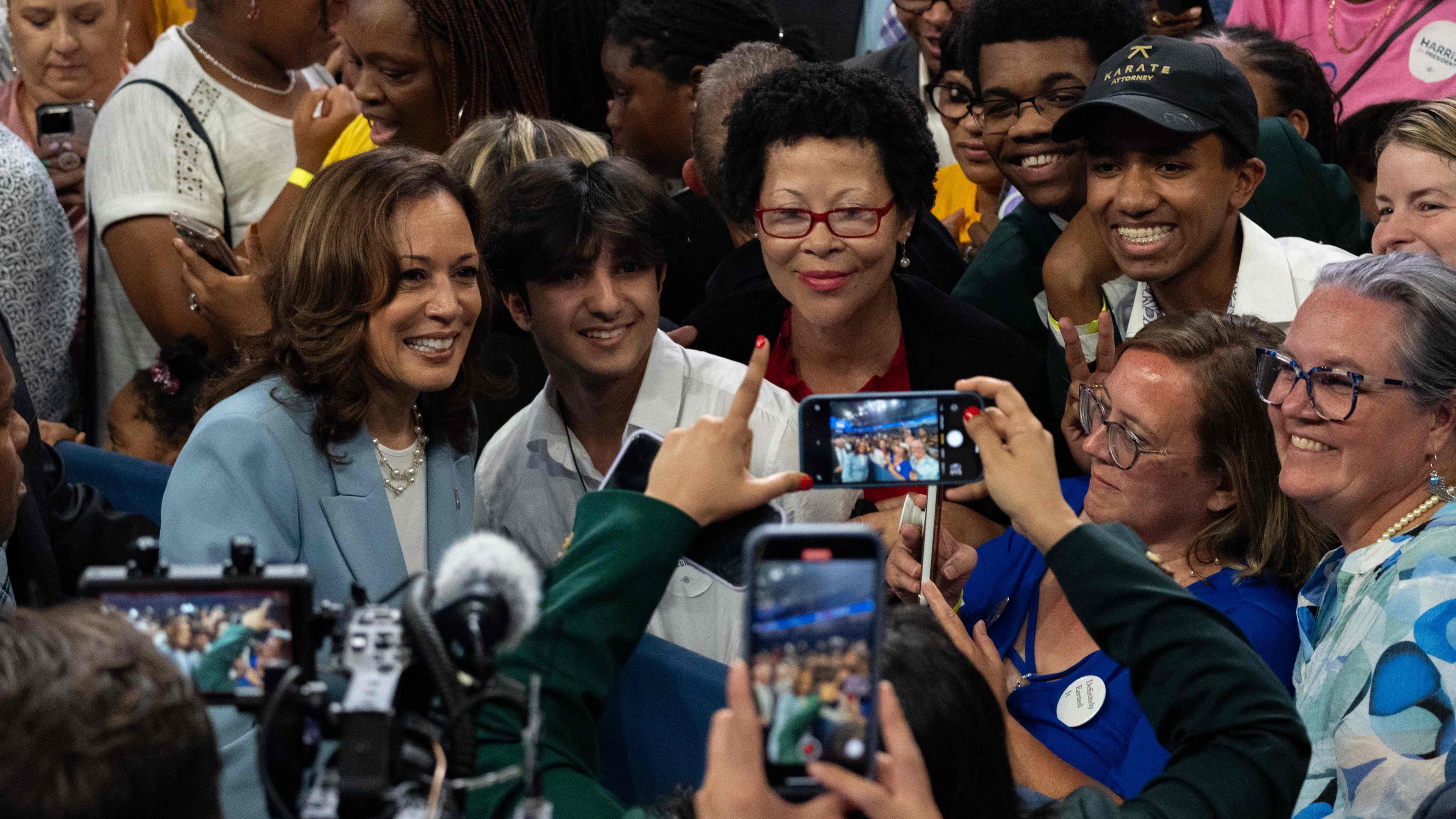 Kamala Harris Holds Campaign Rally In Atlanta