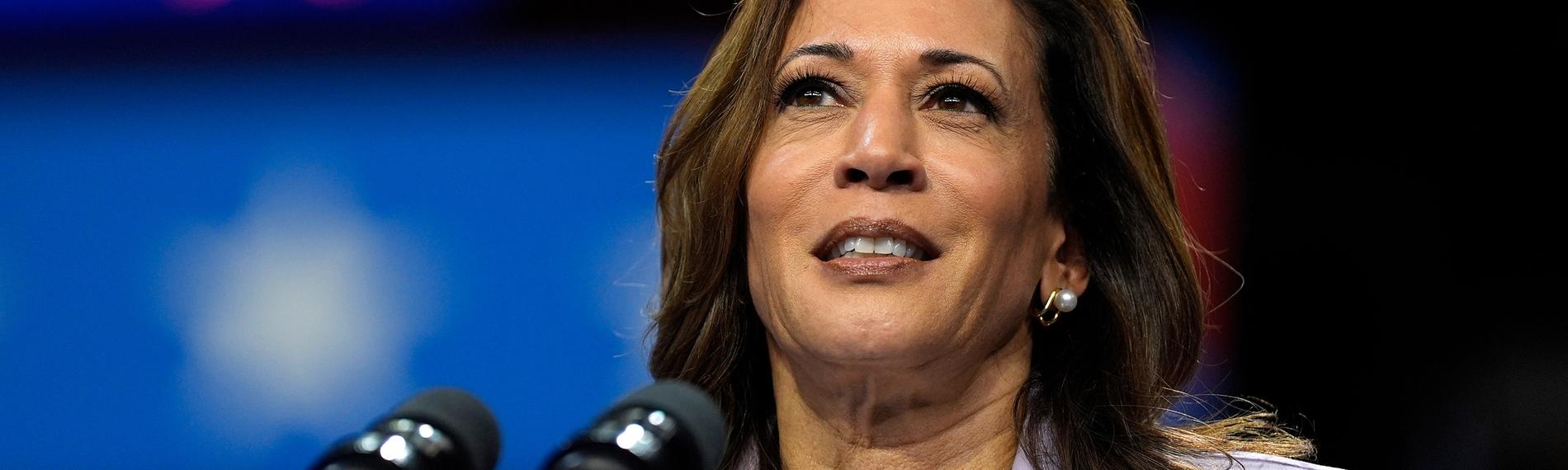 US-Vizepräsidentin Kamala Harris am 11.08.2024  in Las Vegas