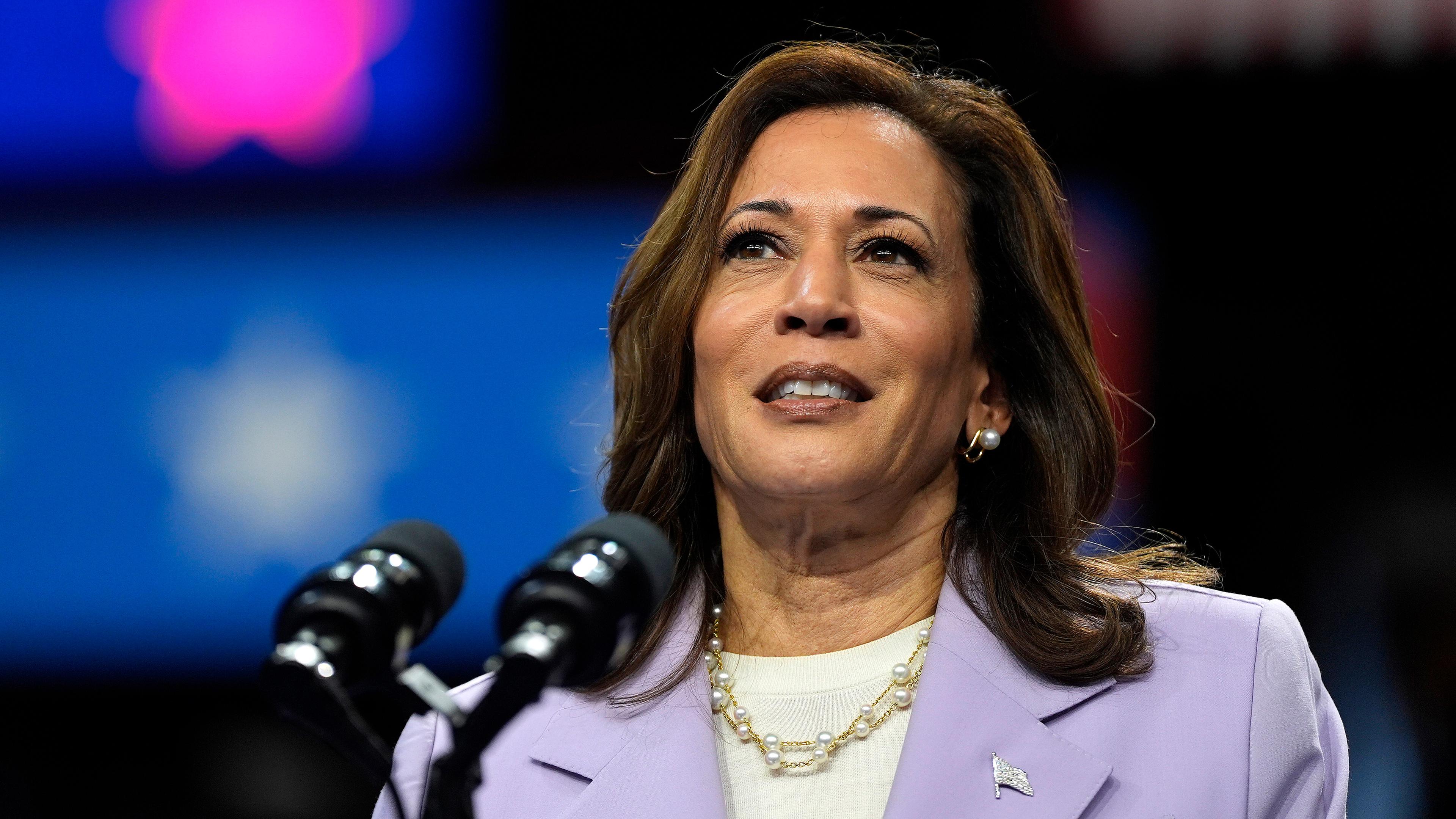 US-Vizepräsidentin Kamala Harris am 11.08.2024  in Las Vegas