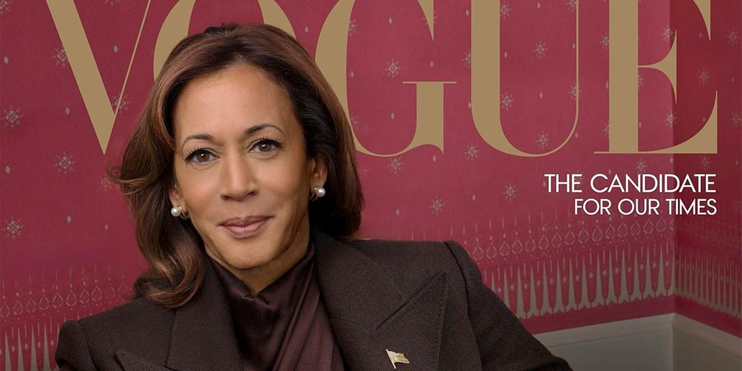 Kamala Harris auf dem Cover der Vogue