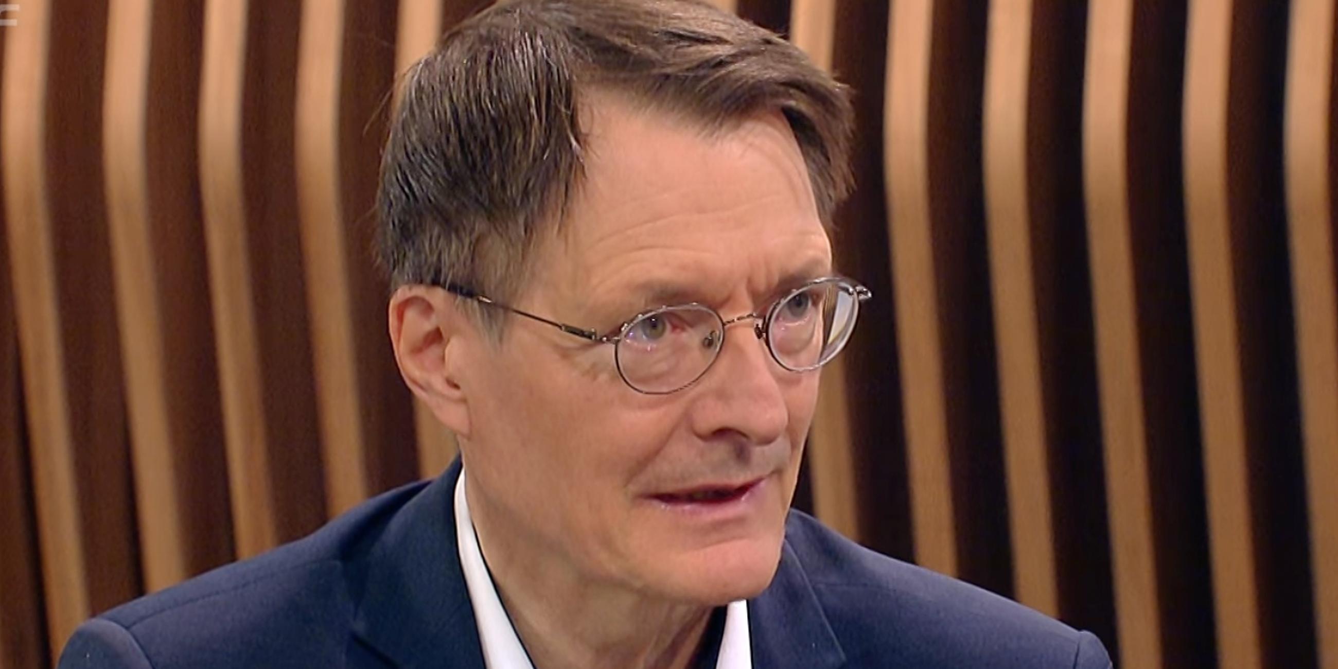 Screenshot aus Video: Karl Lauterbach spricht im ZDF-Morgenmagazin
