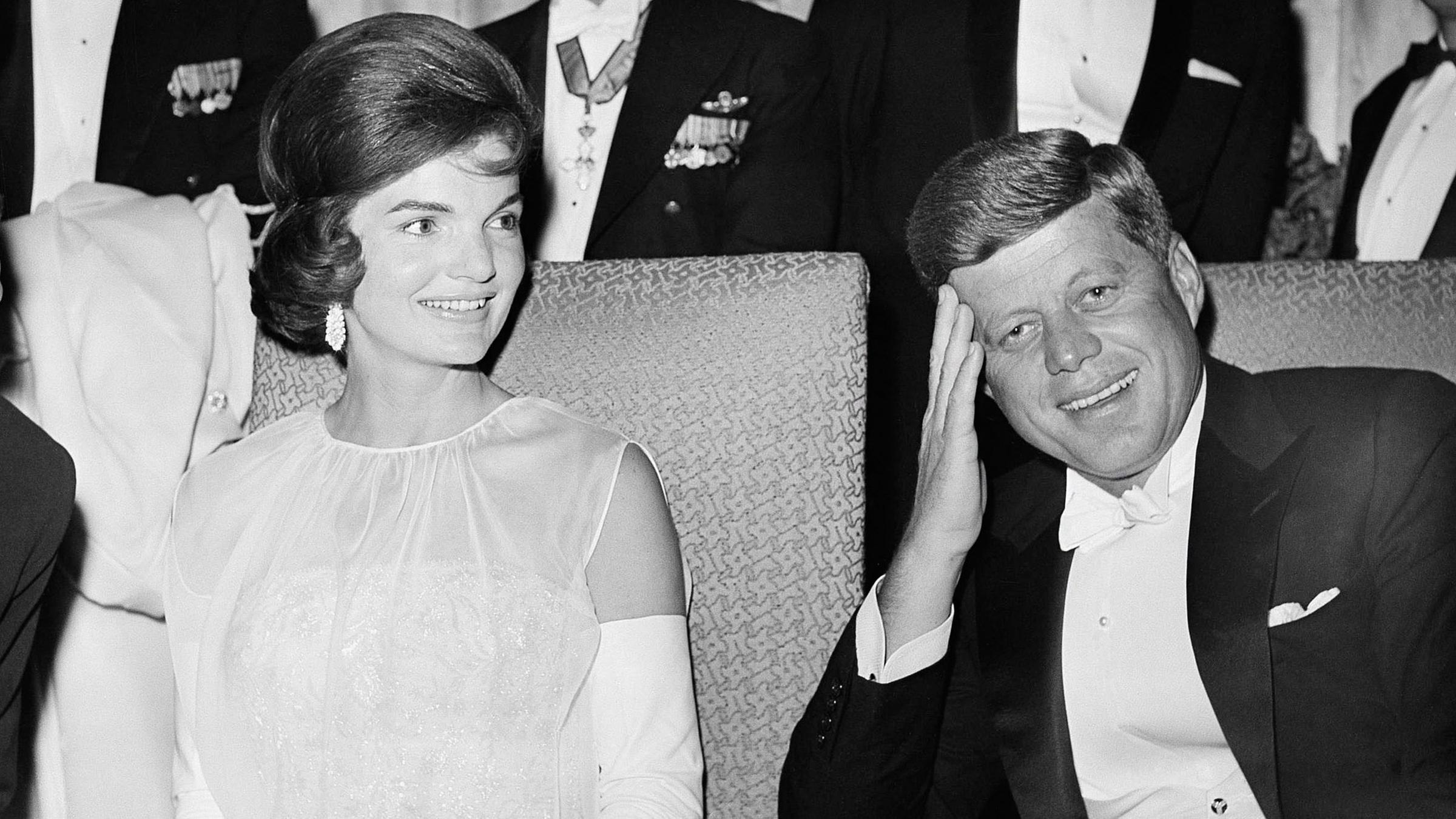 US-Präsident Kennedy und die First Lady Jacqueline 