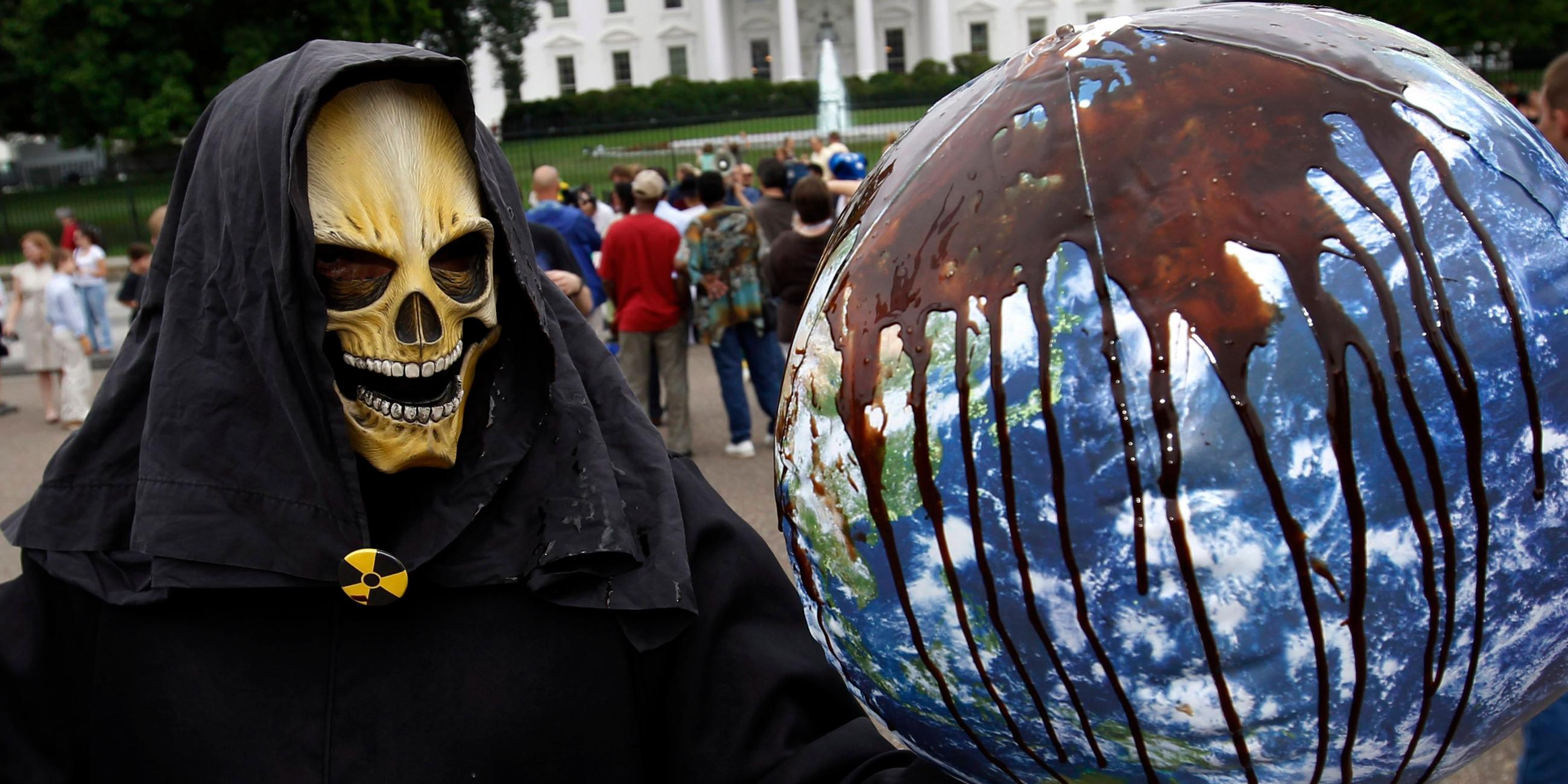 Klimaprotest in den USA vor dem Weißen Haus