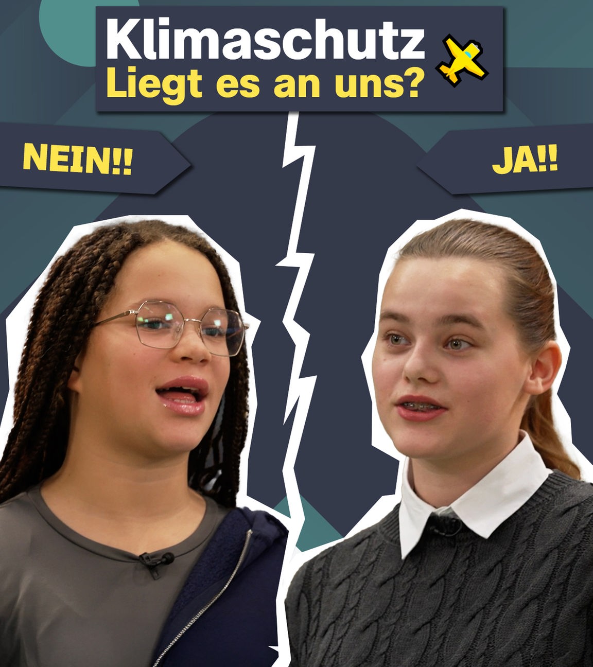 Schüler diskutieren über den Einsatz gegen den Klimawandel