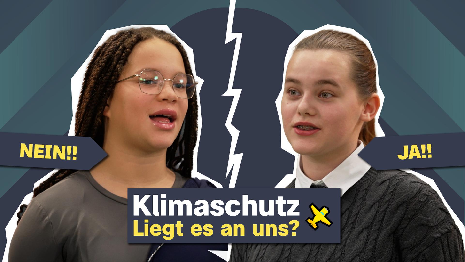 Schüler diskutieren über den Einsatz gegen den Klimawandel