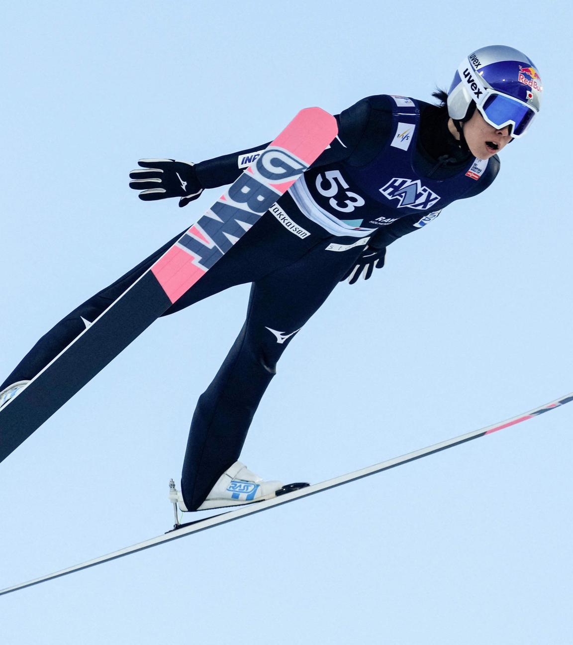 Der Japaner Ryoyu Kobayashi nimmt am 13. März 2025 am Raw Air FIS Skisprung-Weltcup am Holmenkollen in der Nähe von Oslo am Einzelwettkampf HS134 der Herren teil. Der Japaner Ryoyu Kobayashi nimmt am 13. März 2025 am Raw Air FIS Skisprung-Weltcup am Holmenkollen in der Nähe von Oslo am Einzelwettkampf HS134 der Herren teil. 