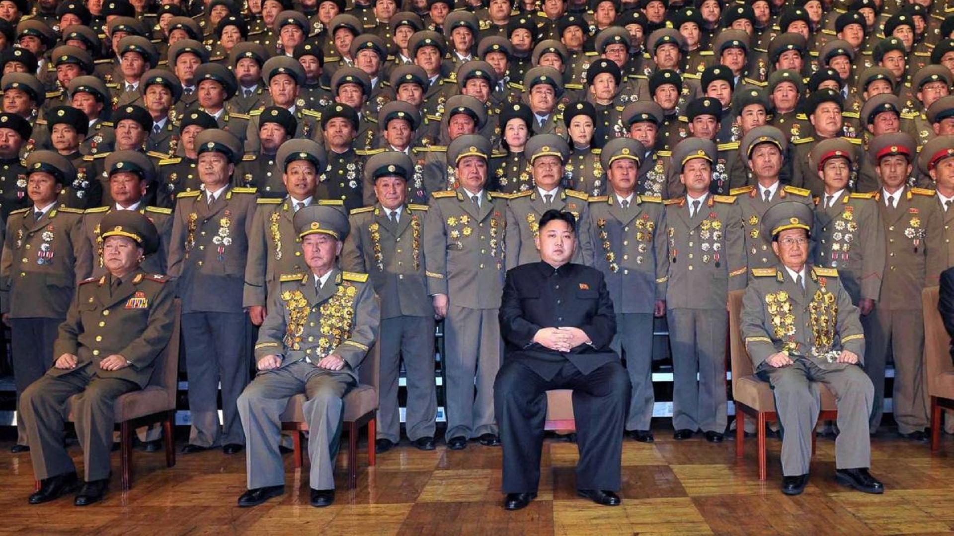 офицеры северной кореи