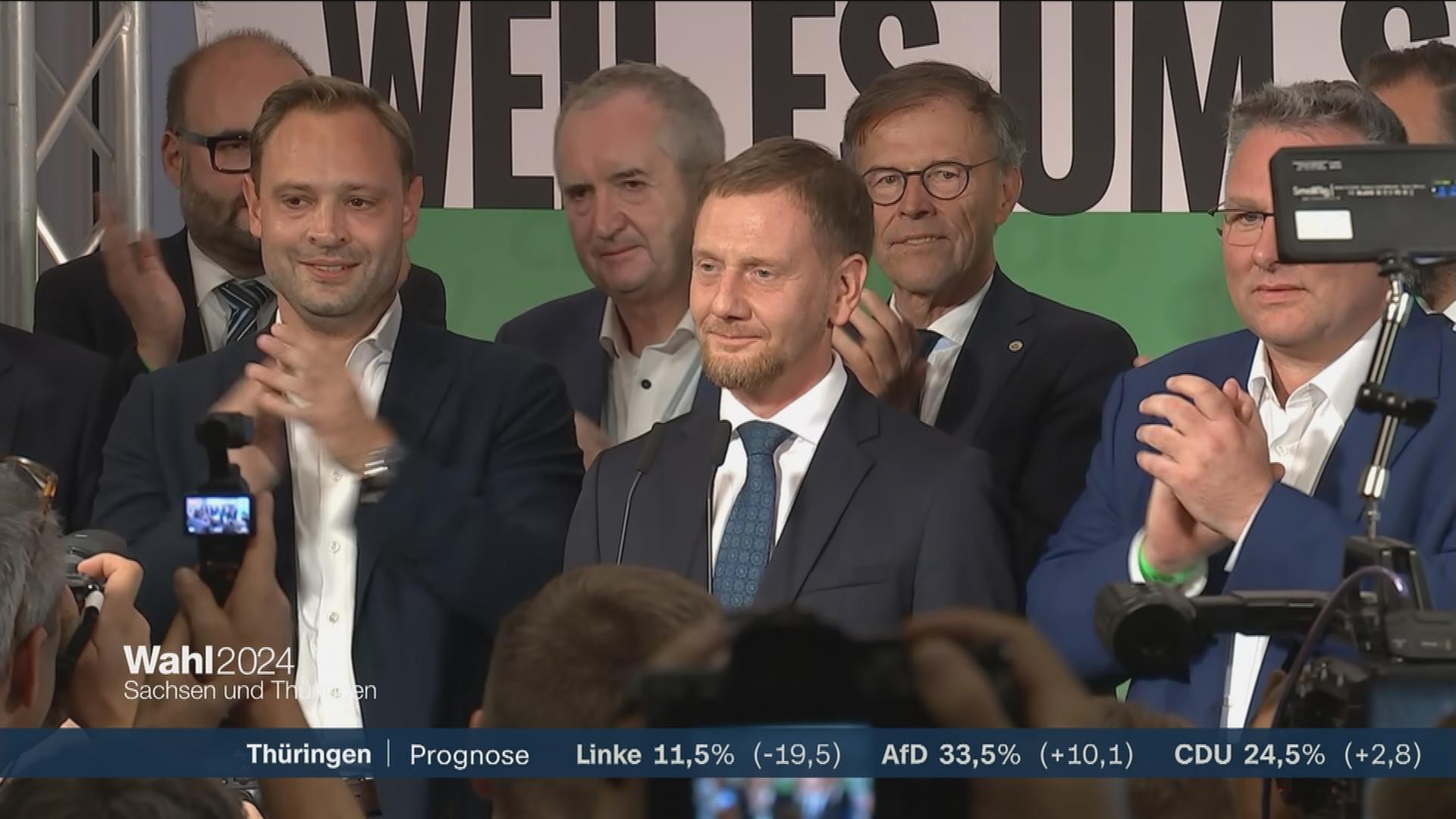 Michael Kretschmer (CDU) zur Landtagswahl in Sachsen