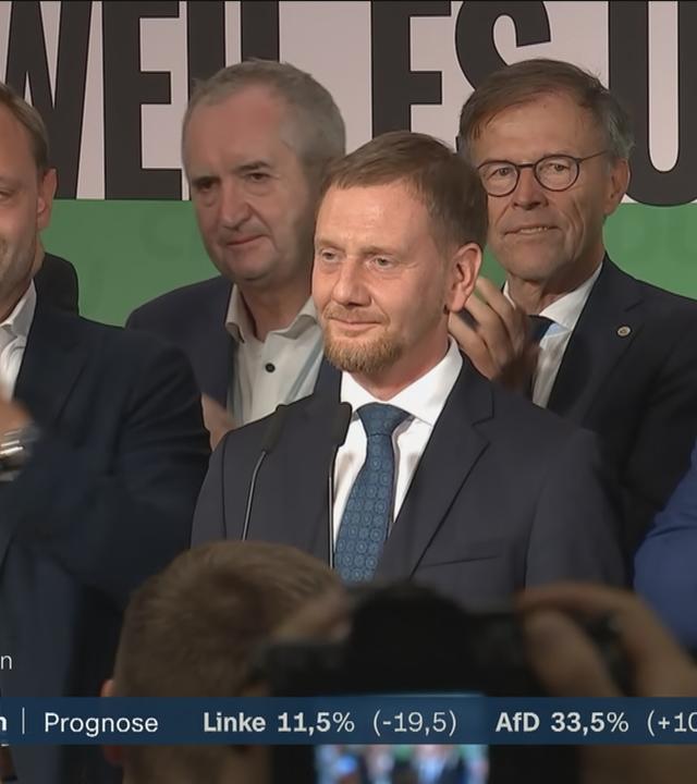 Michael Kretschmer (CDU) zur Landtagswahl in Sachsen