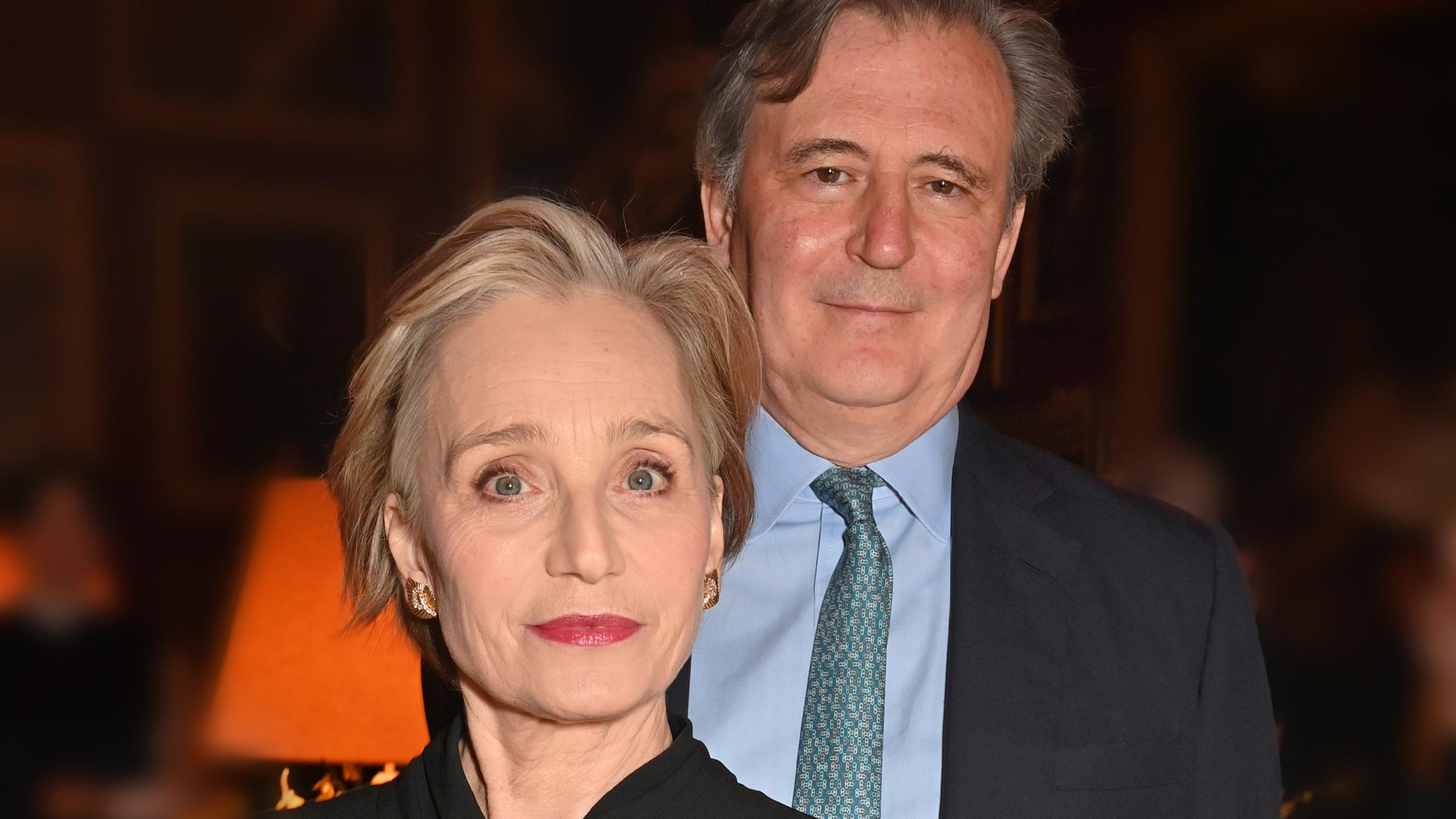 Schauspielerin Kristin Scott Thomas und ihr Ehemann John Micklethwait.