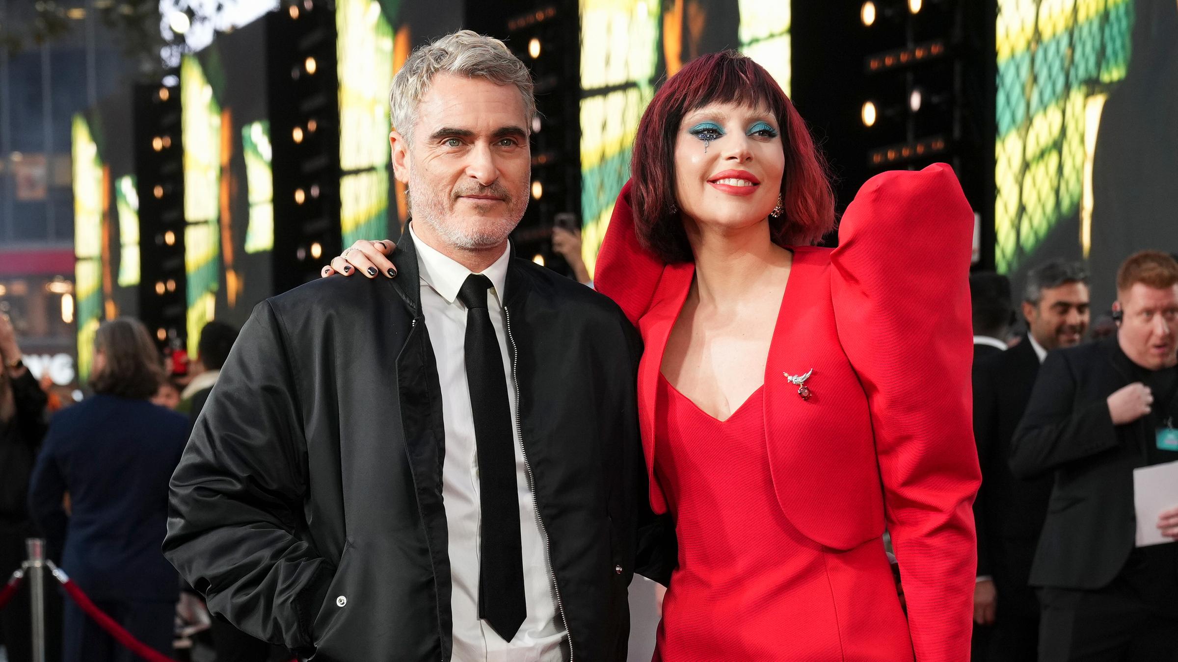 Joaquin Phoenix und Lady Gaga bei der Premiere ihres Films "Joker: Folie à Deux".