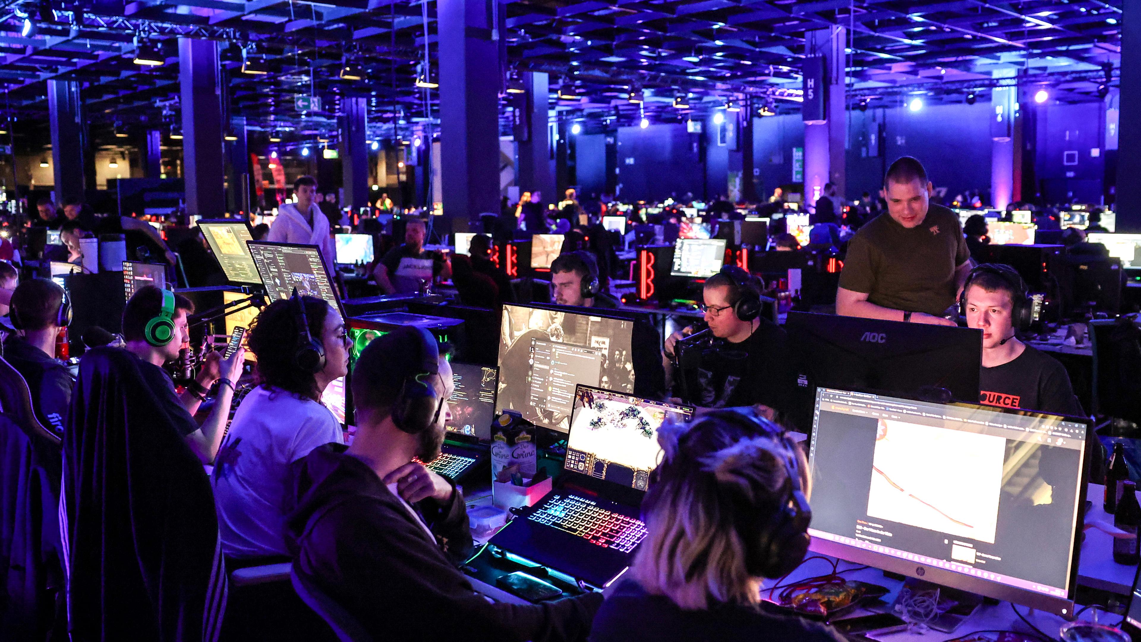 LAN Party auf der Gamescom 2024