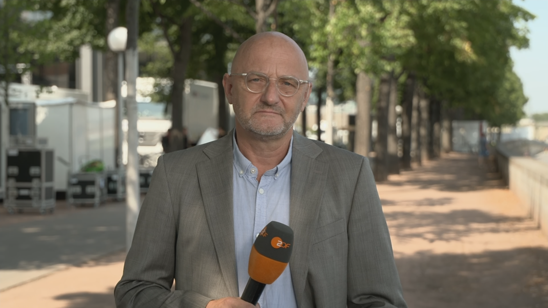 ZDF-Korrespondent Thomas Bärsch zugeschaltet aus Dresden