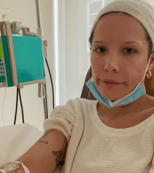 Halsey im Krankenhaus