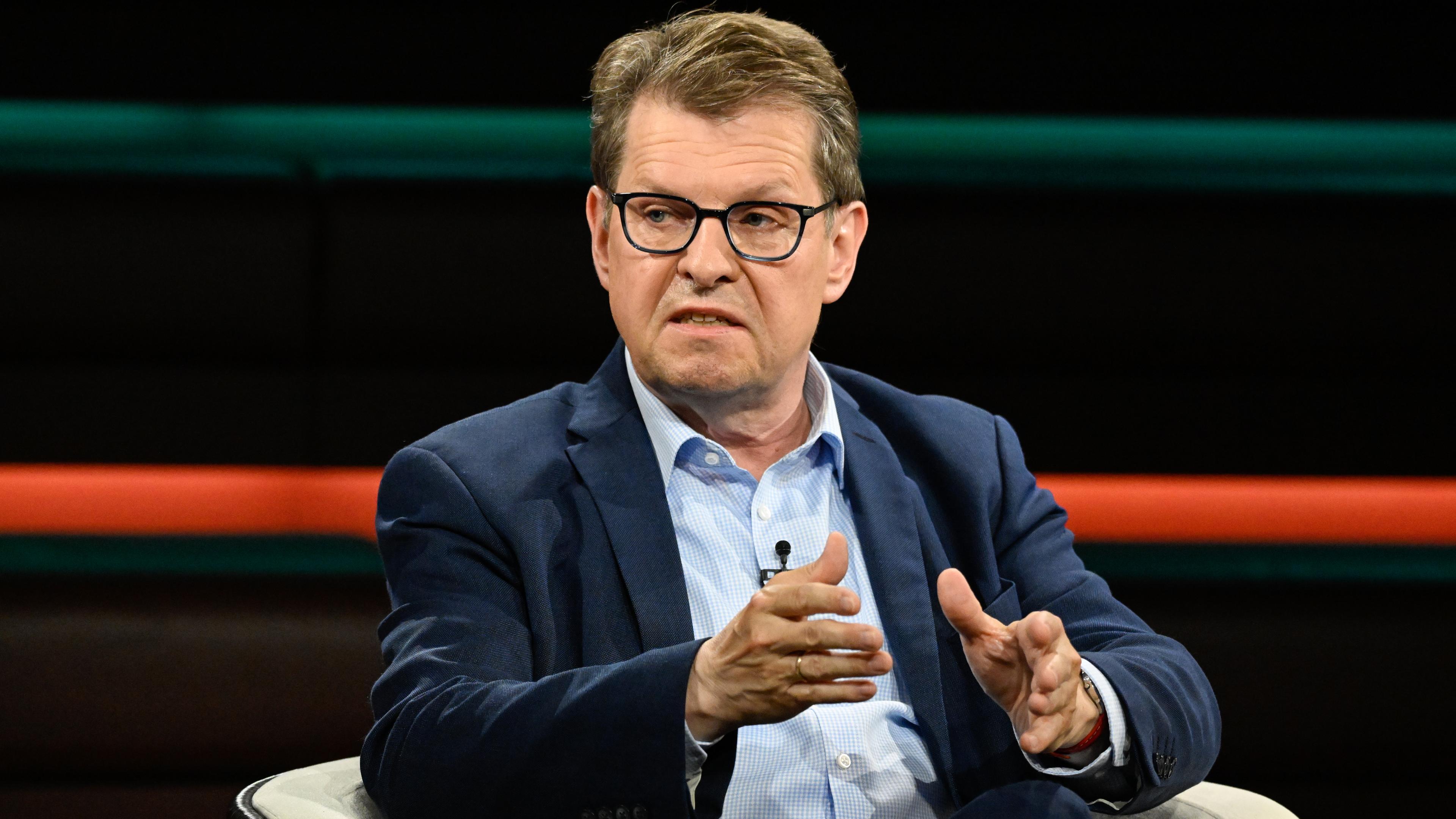 SPD-Politiker Ralf Stegner in der Sendung "Markus Lanz" am 9. Juli 2024.