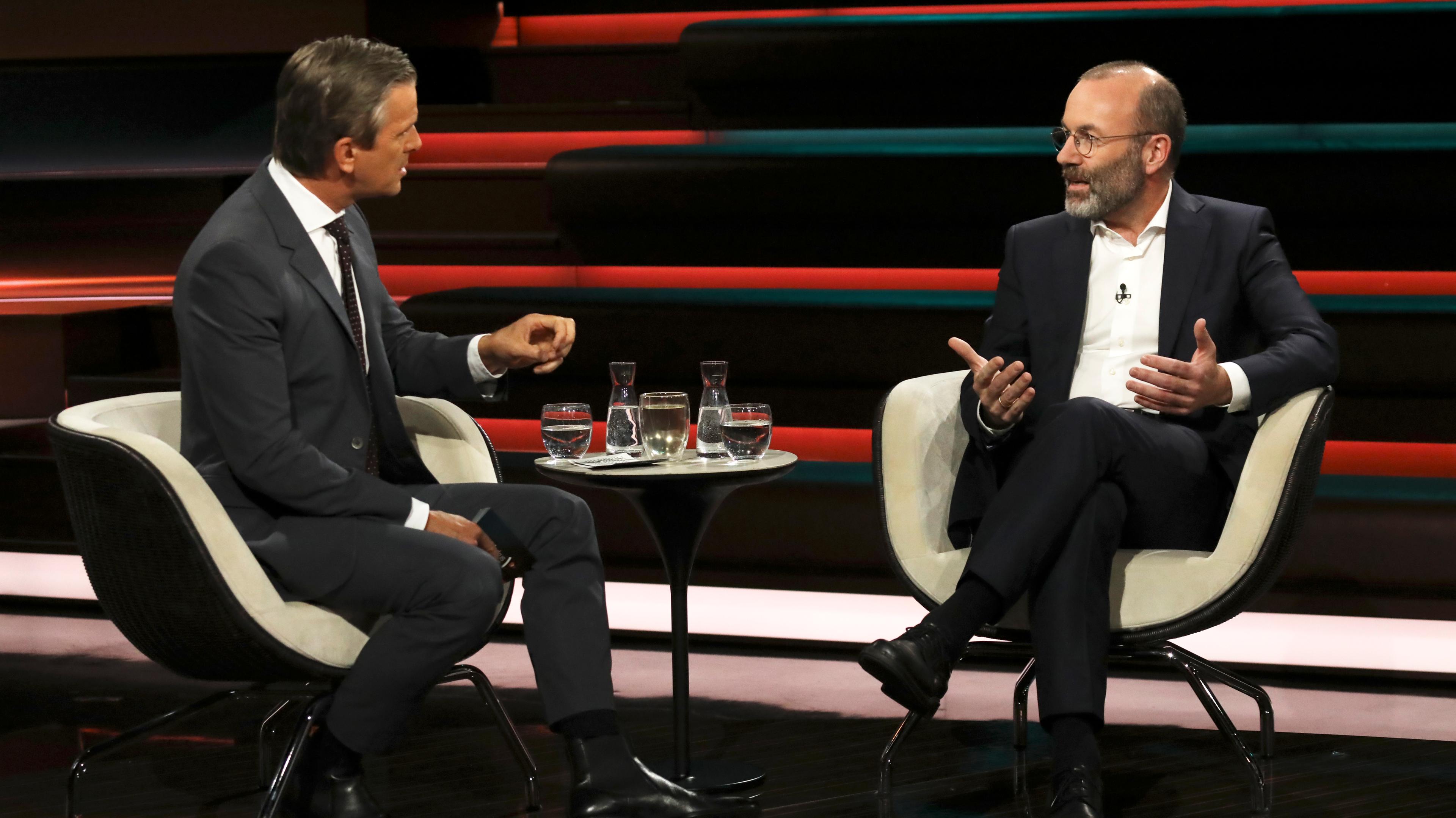 EVP-Chef Manfred Weber zu Gast bei Markus Lanz.