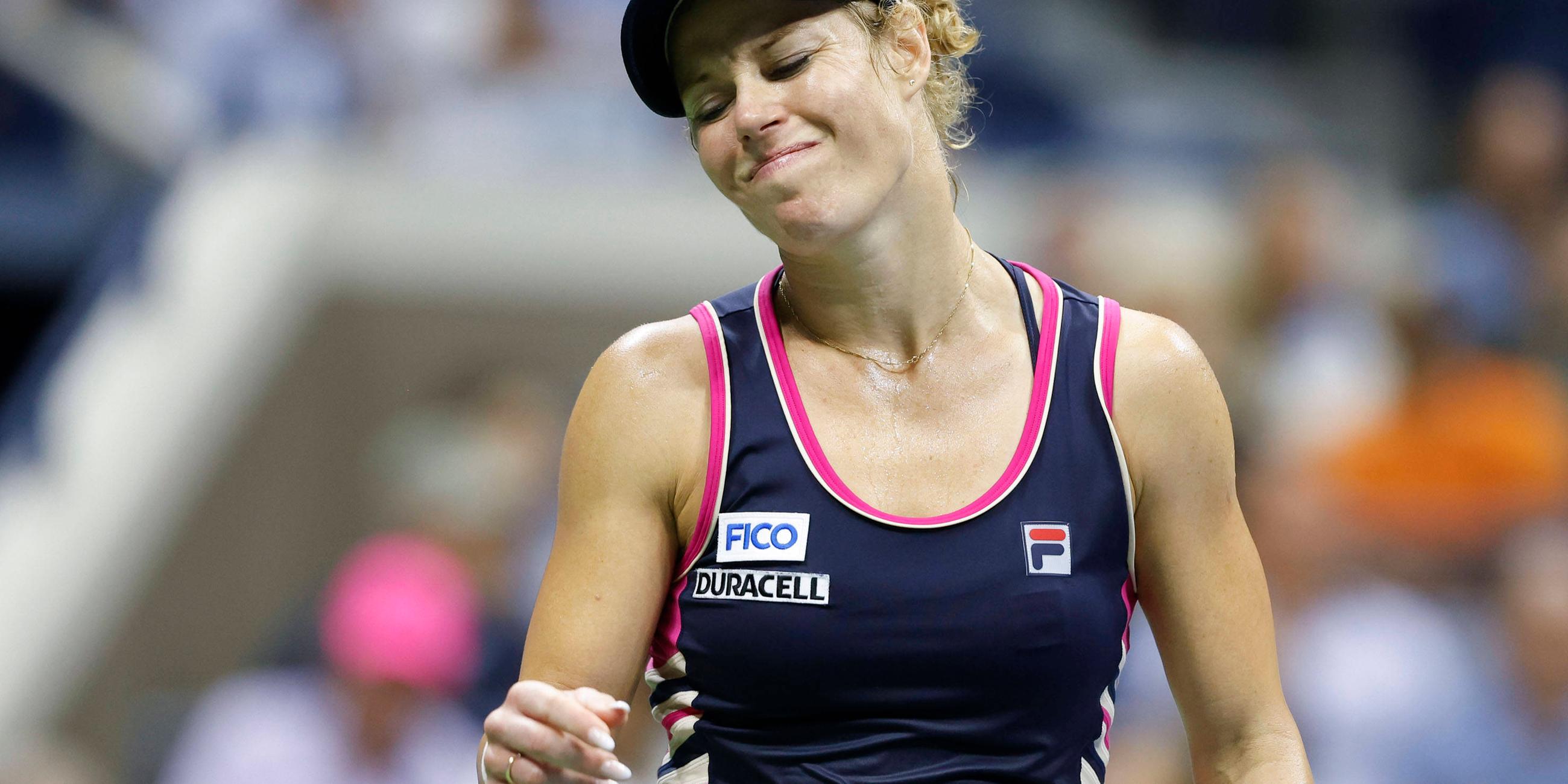 Laura Siegemund enttäuscht während ihres Erstrunden-Aus bei den US Open.
