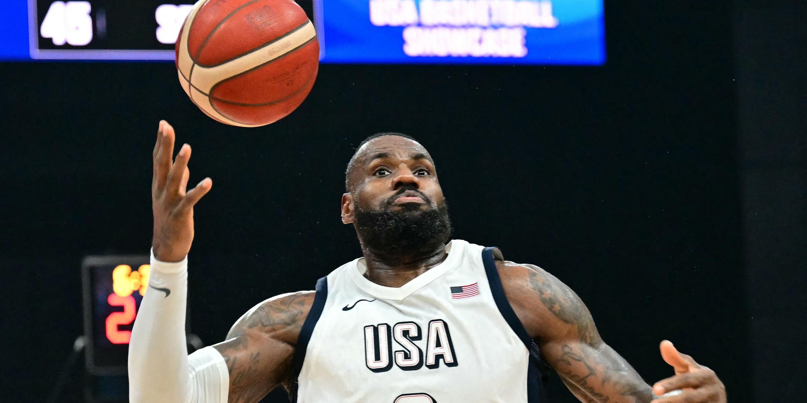 Basketball-Superstar LeBron James ist Fahnenträger der USA bei den Olympischen Spielen in Paris