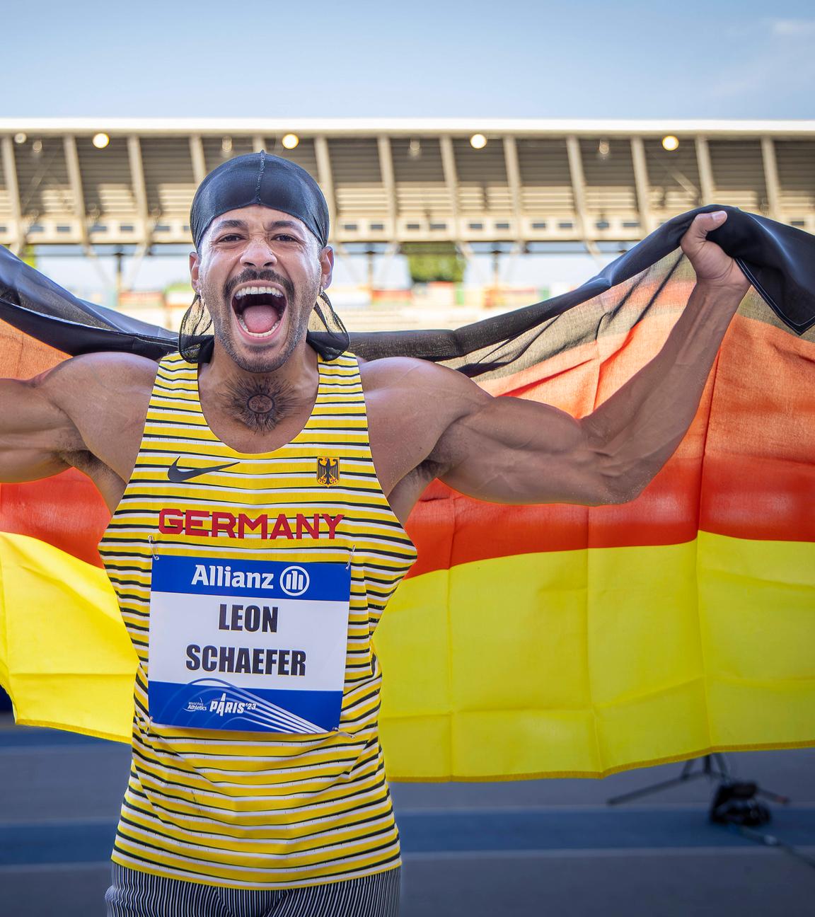 Weltmeister im Weitsprung: Leon Schaefer