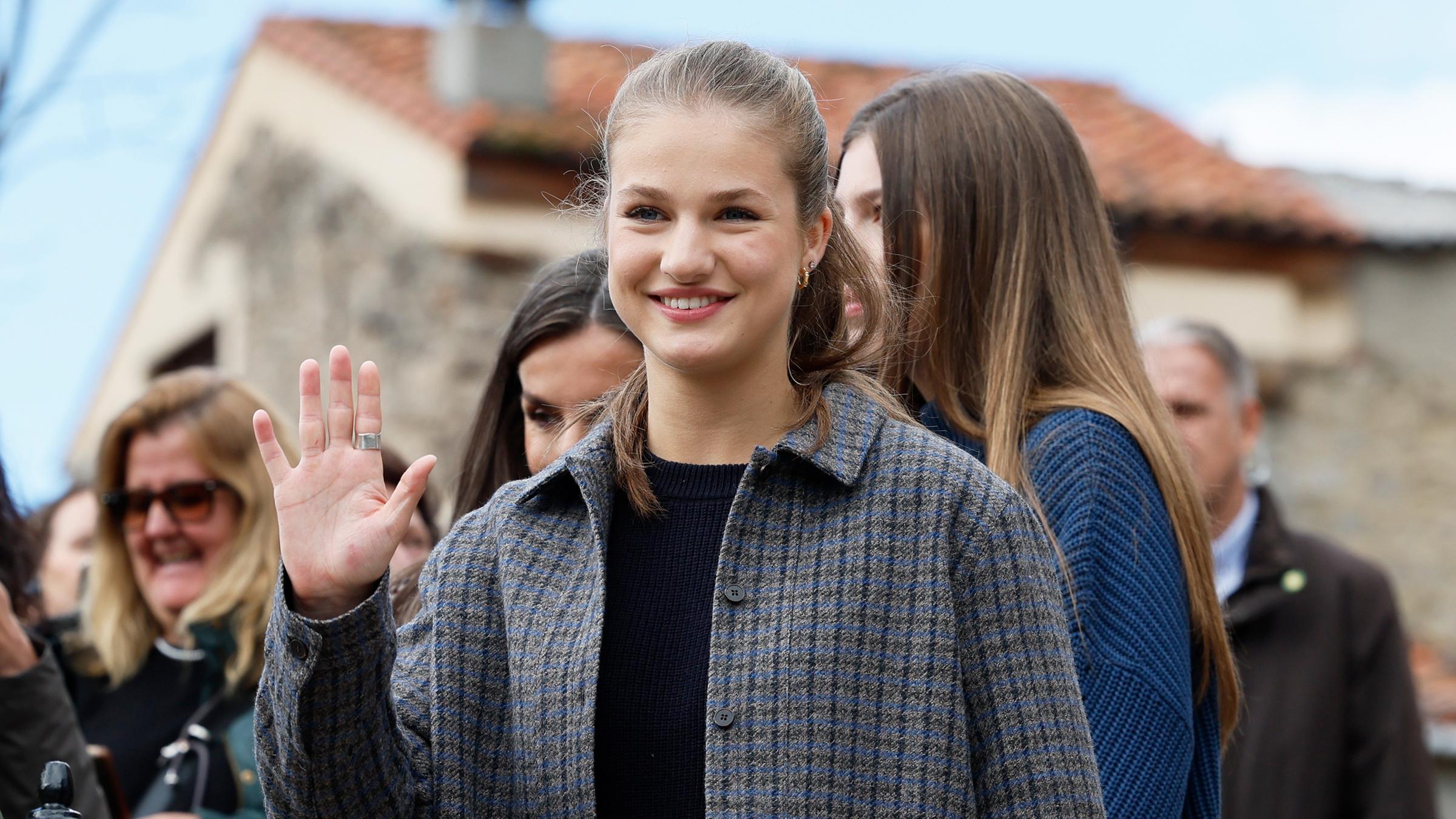 Prinzessin Leonor von Spanien bei einem Termin