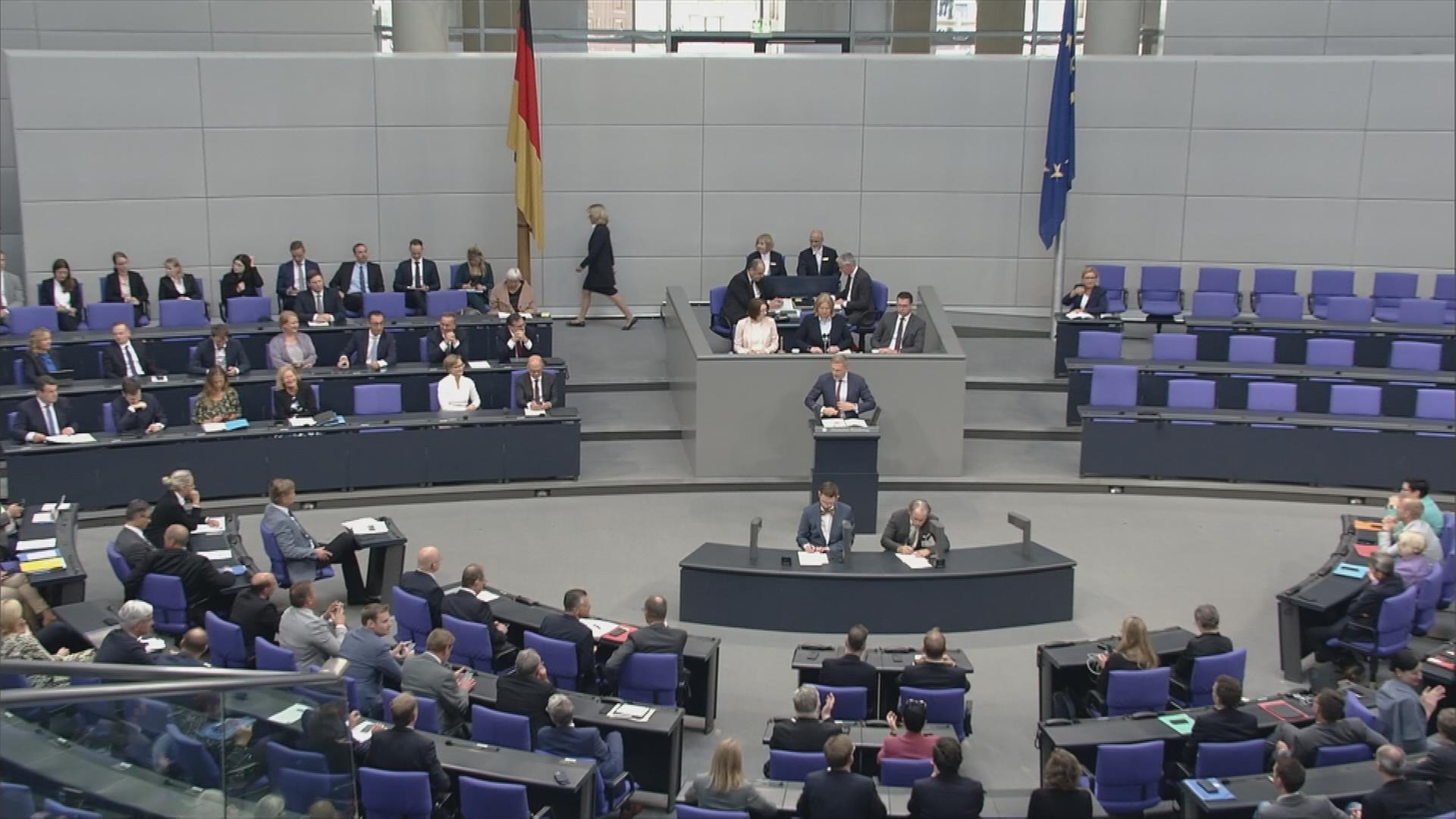 Lindner im Bundestag