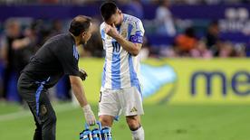 Lionel Messi lloró en la final de la Copa América