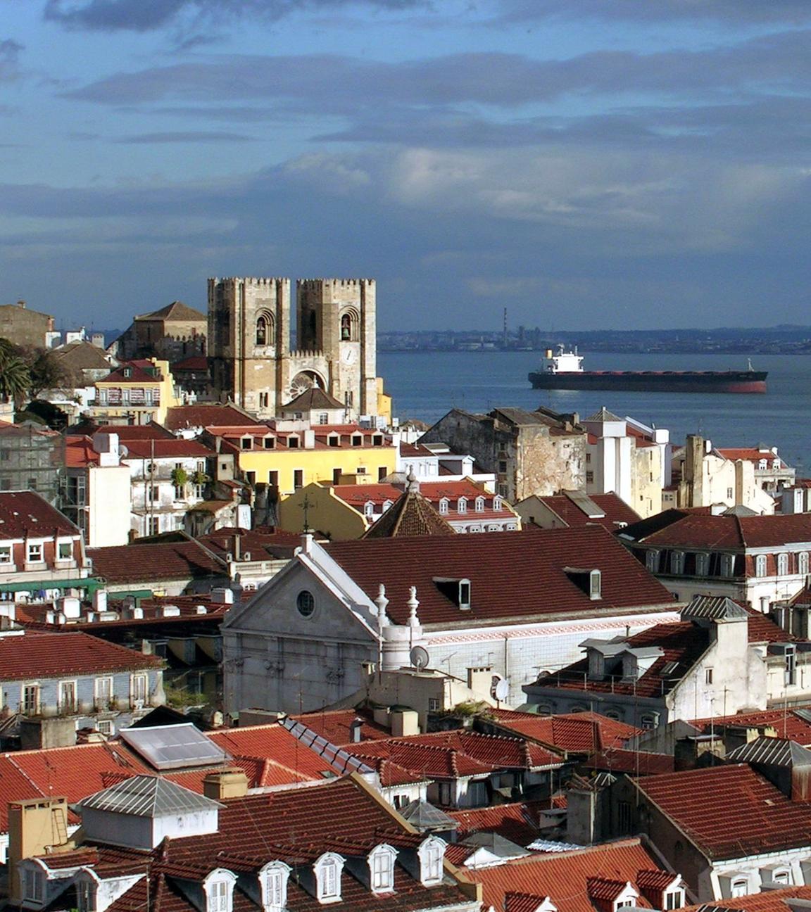 Stadtansicht von Lissabon