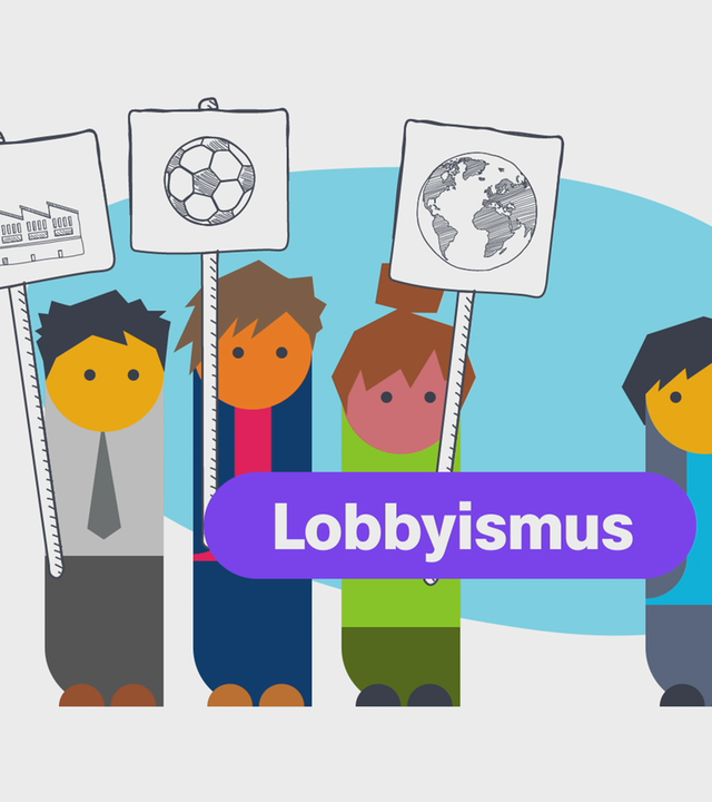 Grafische Darstellung zum Thema Lobbyismus