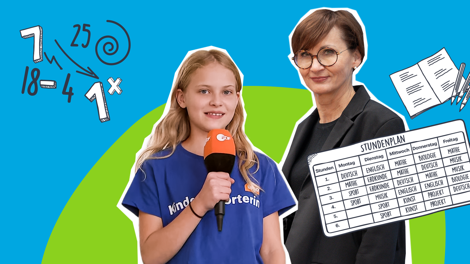 logo! Kinderreporterin Polina trifft Bettina Stark-Watzinger