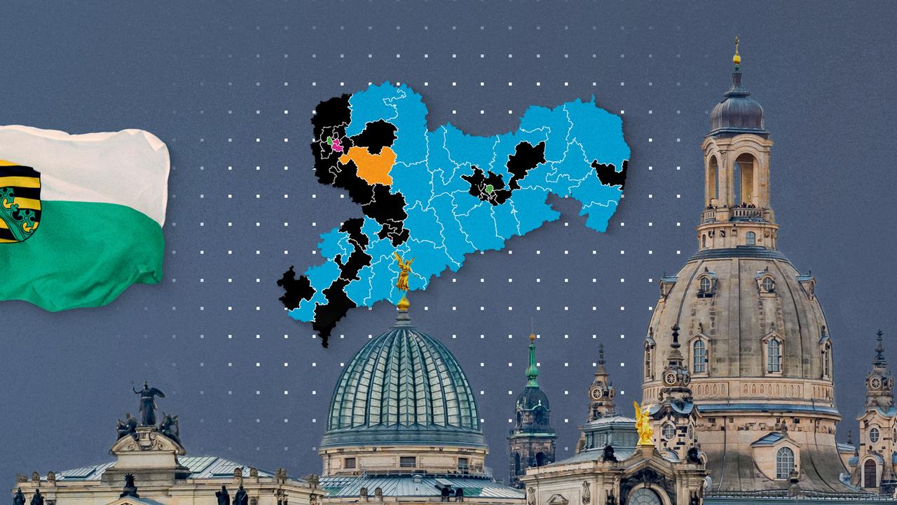 Landtagswahl in Sachsen 2025 Ergebnisse in den Wahlkreisen ZDFheute