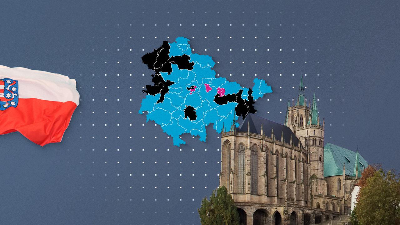 Landtagswahl in Thüringen 2024 Ergebnisse nach Wahlkreisen ZDFheute