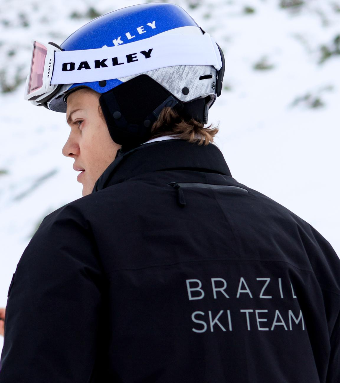 Der Skirennläufer Lucas Pinheiro Braathen beim Training