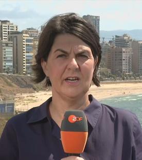 ZDF-Reporterin Anne Brühl in Beirut.