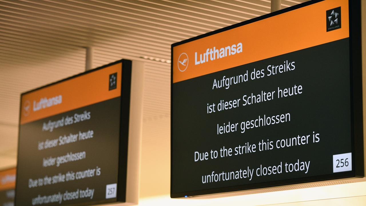 Bodenpersonal Verdi Ruft Bei Lufthansa Zum Streik Auf Zdfheute 