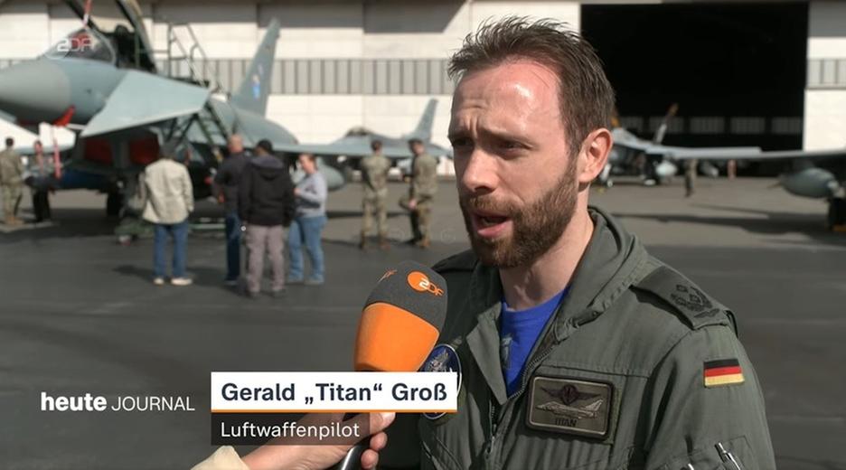 Luftwaffenpilot Gerald "Titan" Groß im Interview