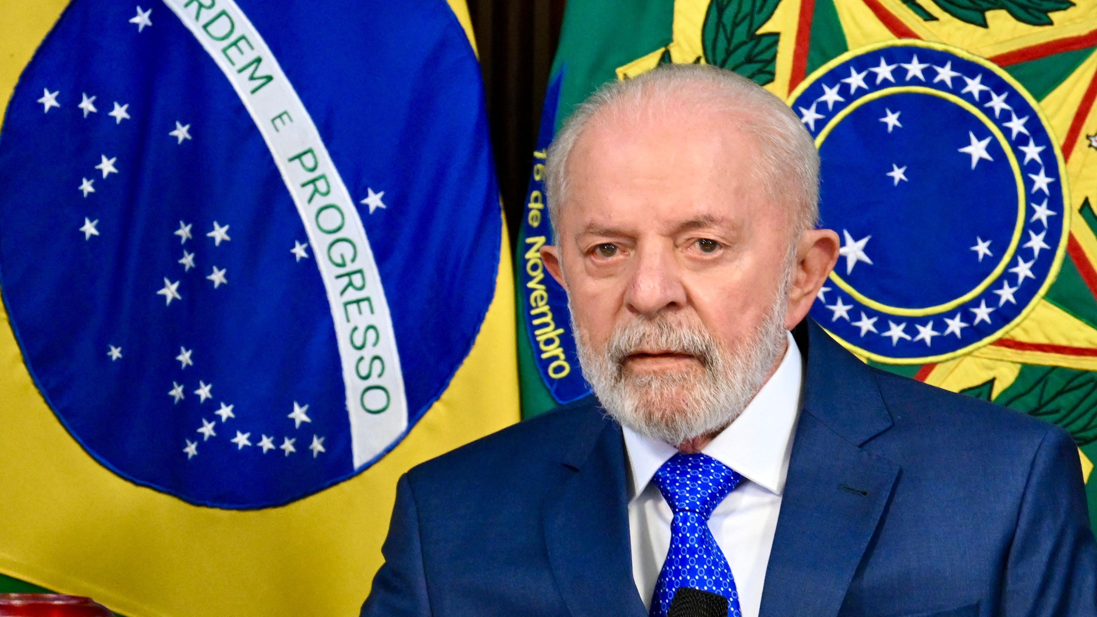 Präsident von Brasilien Lula da Silva.