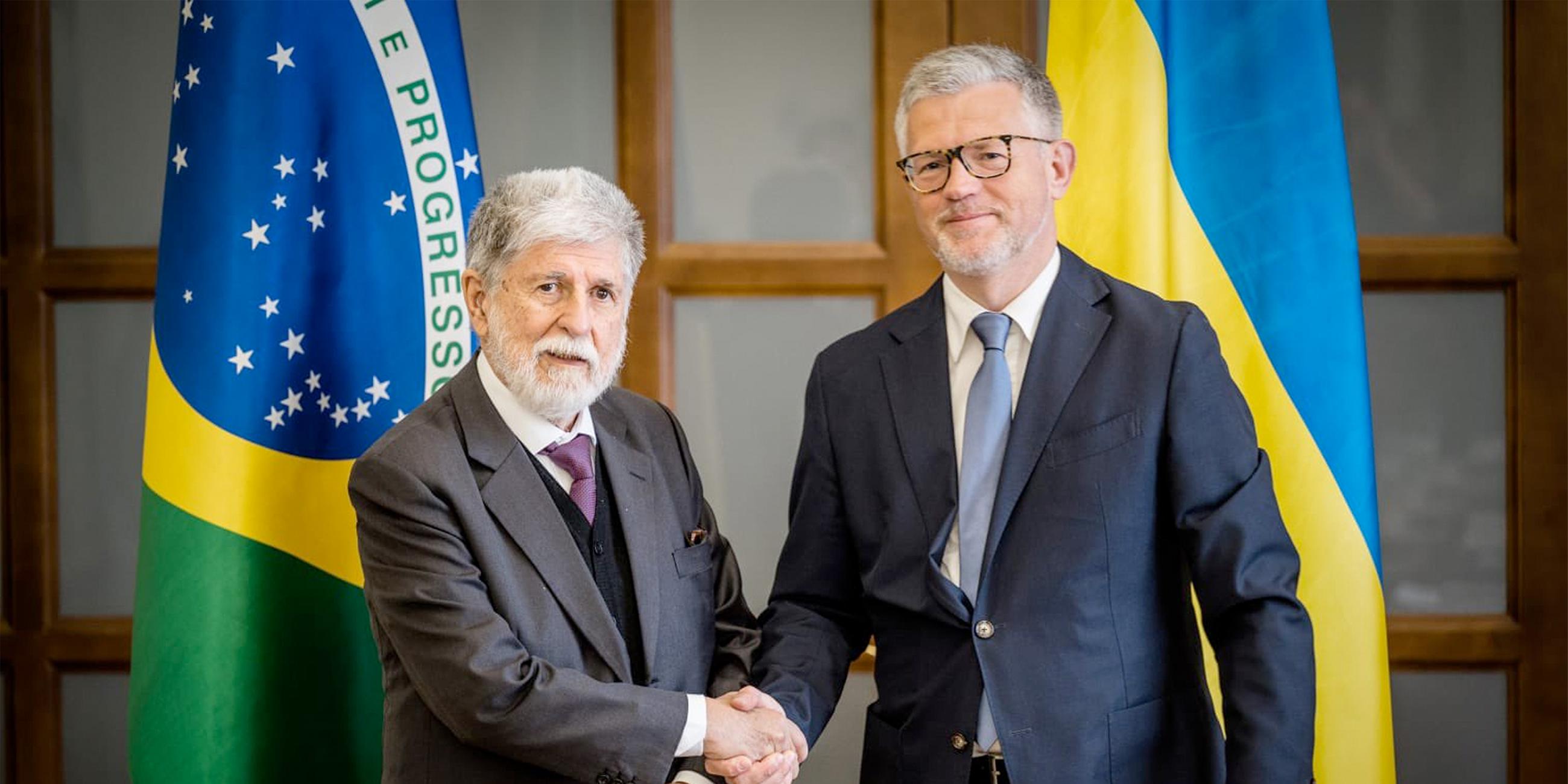 Lula da Silva und Andrij Melnyk